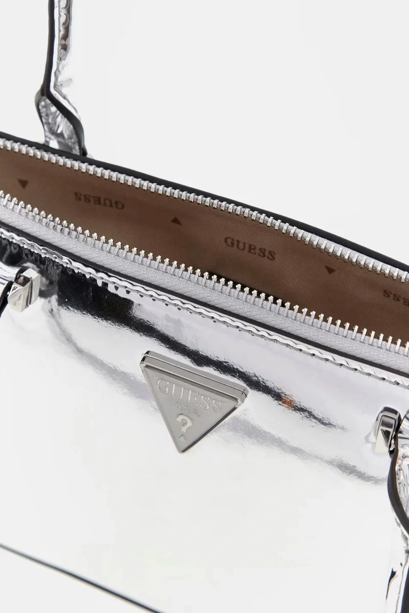 Guess Arnela Shoulder Satchel Kadın Gri Omuz Çantası HWMY9496080-SIL