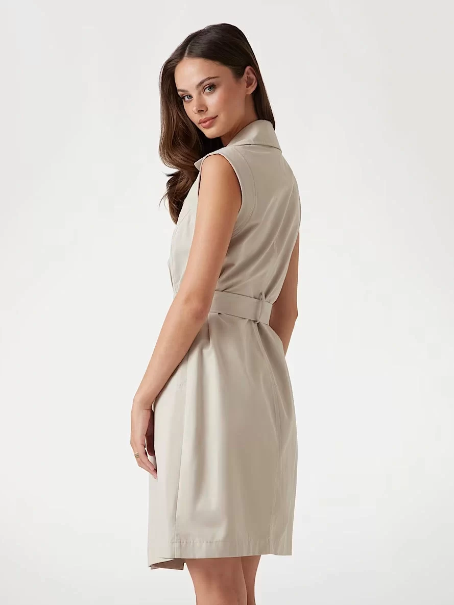 Guess Sl Benedetta Dress Kadın Bej Elbise W5GK0VWH5V1-G9D0