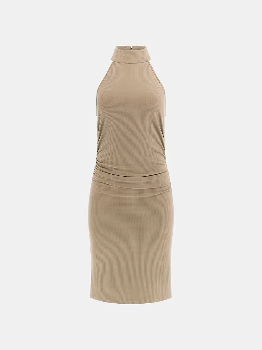 Guess Es Sl Carmela Dress Kadın Bej Elbise W5GK0IKCTC2-G8W4
