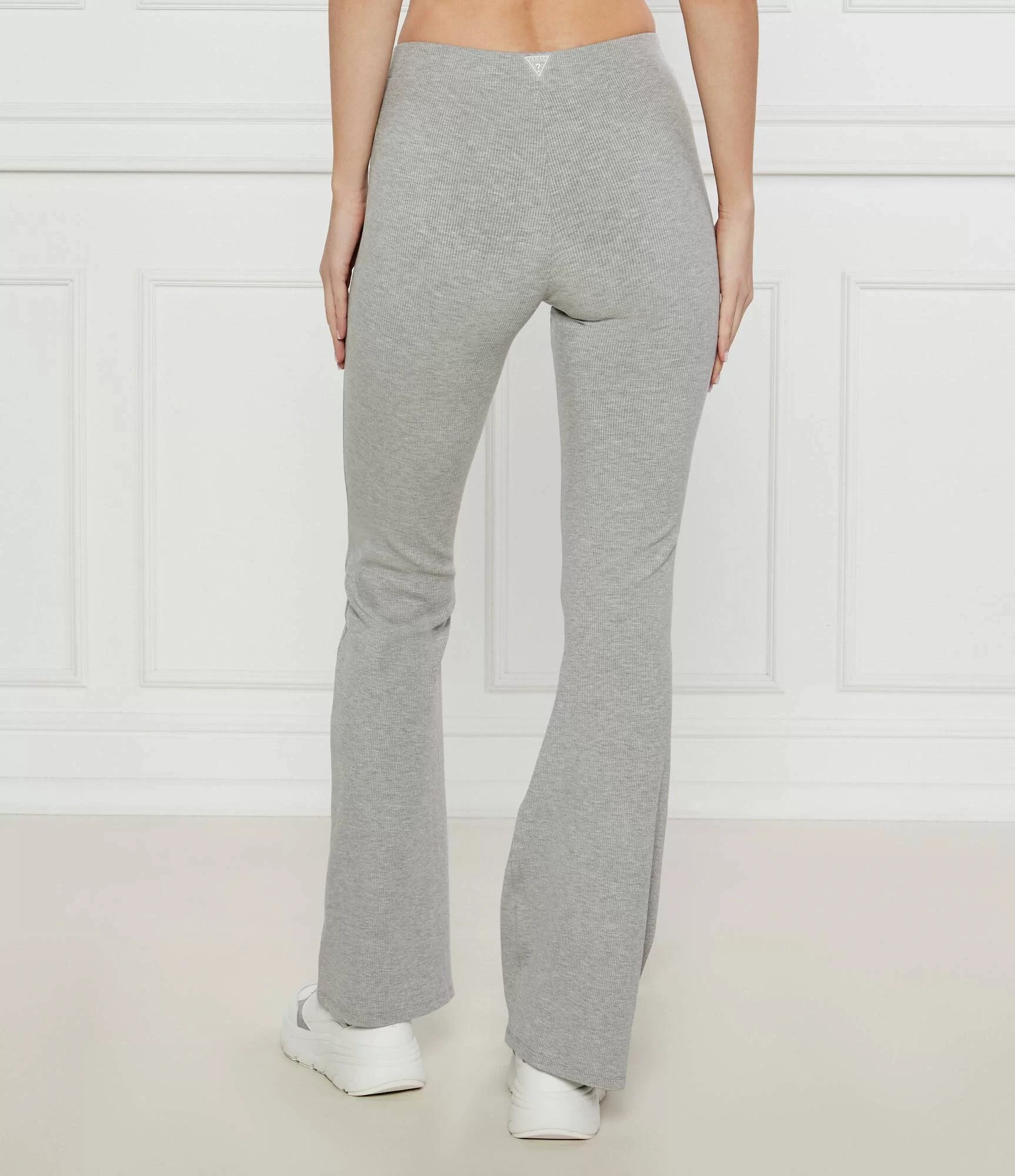 Guess Crocus Rıb Mını Flare Pants Kadın Gri Tayt V5GB11KCRS2-H91J