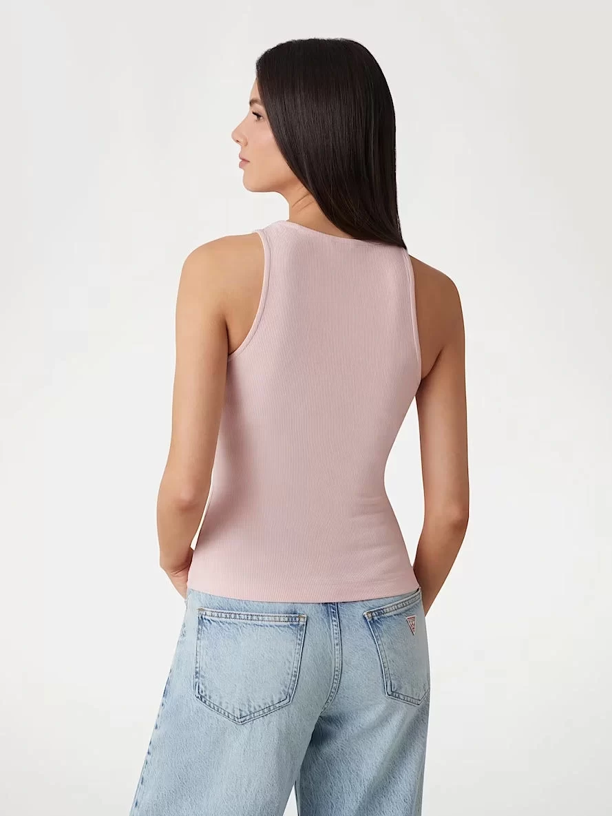 Guess New Sl Round Nk Guendalına Top Kadın Pembe Atlet W5GP57KCV52-G6J3
