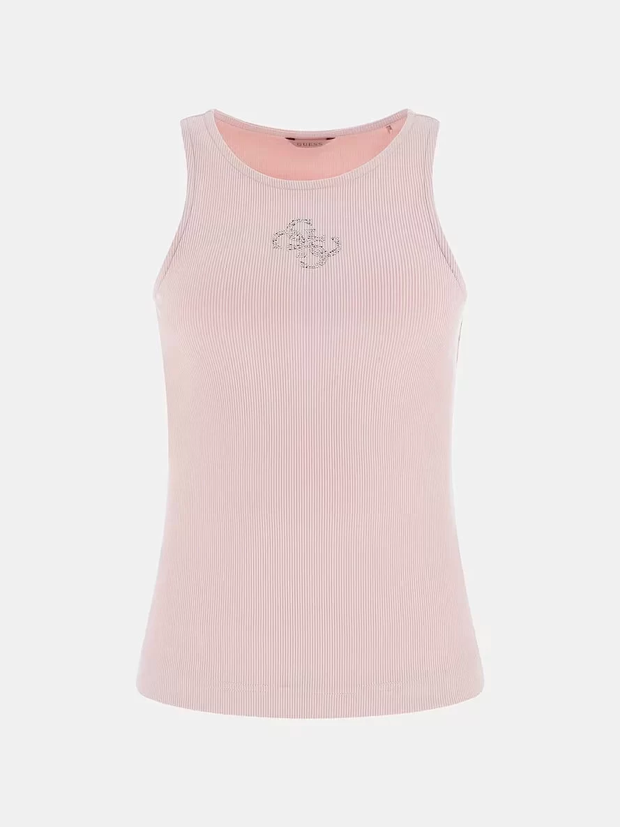 Guess New Sl Round Nk Guendalına Top Kadın Pembe Atlet W5GP57KCV52-G6J3