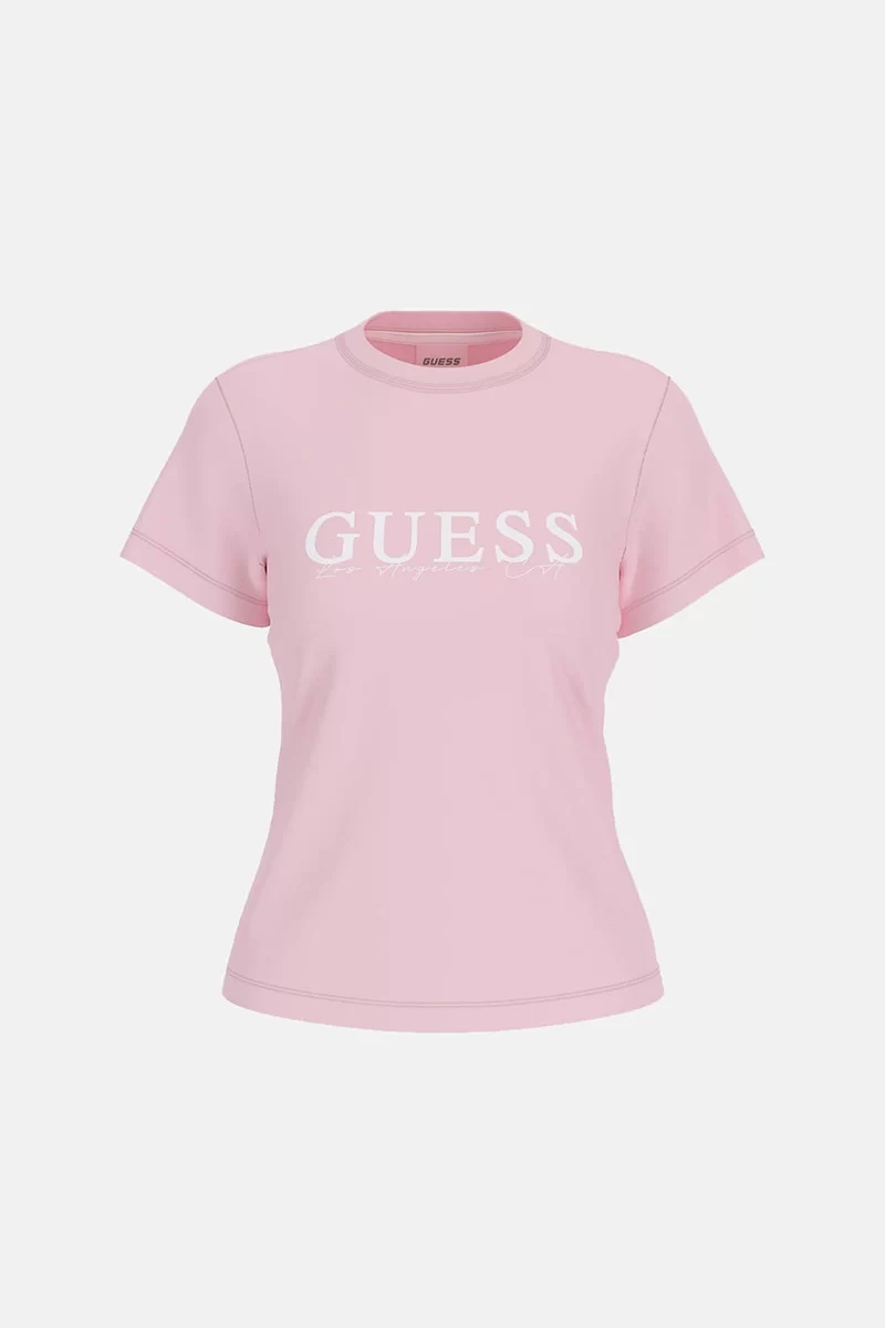 Guess Kamelıe Cn T-Shırt Kadın Pembe T-Shirt V5GI15J1314-G644