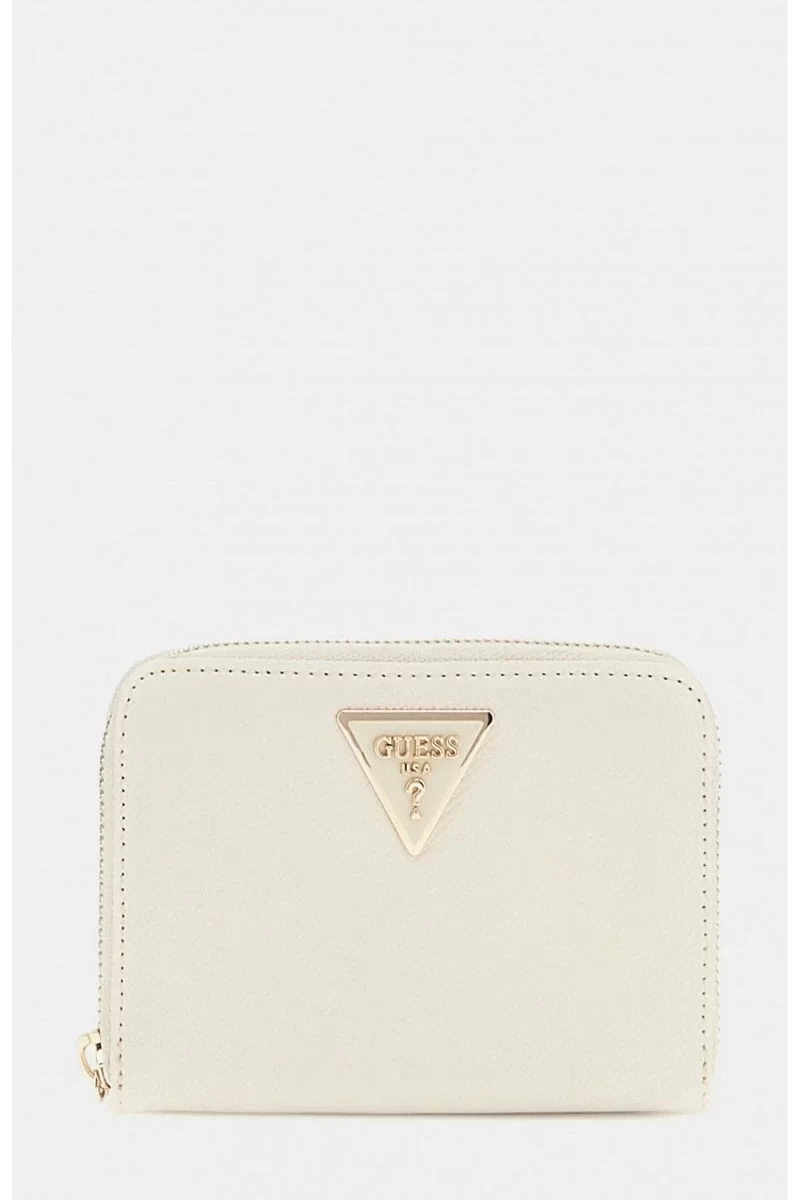 Guess Laurel Slg Medıum Zıp Around Kadın Ekru Cüzdan SWZG8500140-BON