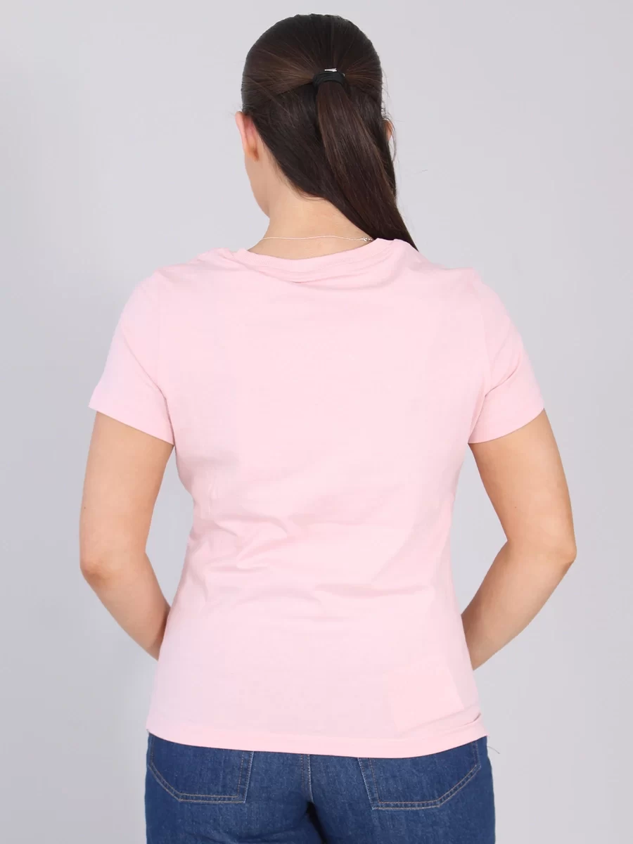 Guess Cn Ss Love Trıangle Tee Kadın Pembe T-Shirt W5GI05I3Z14-G6J3