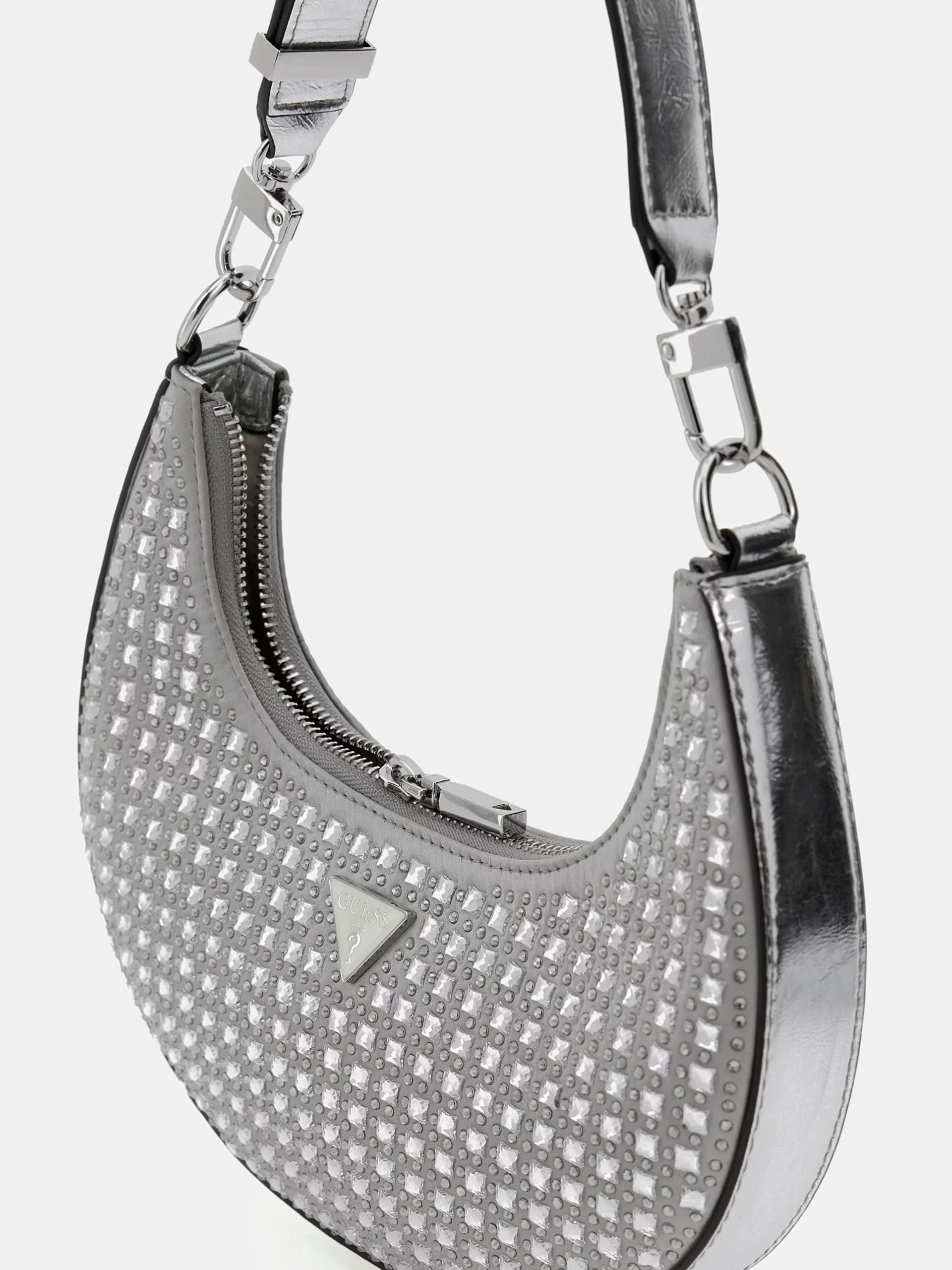 Guess Lua Small Hobo Kadın Gri Omuz Çantası HWIY9205010-SIL