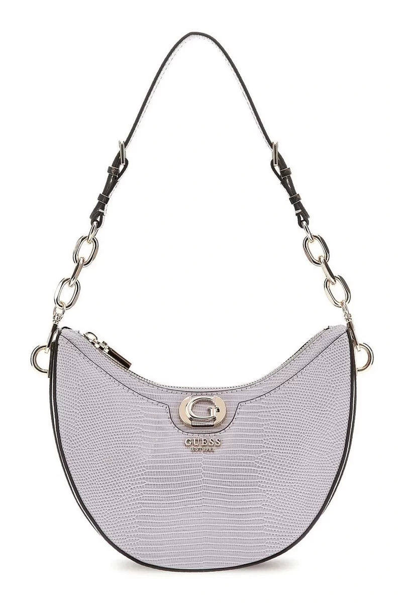 Guess Orlına Top Zıp Shoulder Bag Kadın Gri Omuz Çantası HWKG9531180-LVG