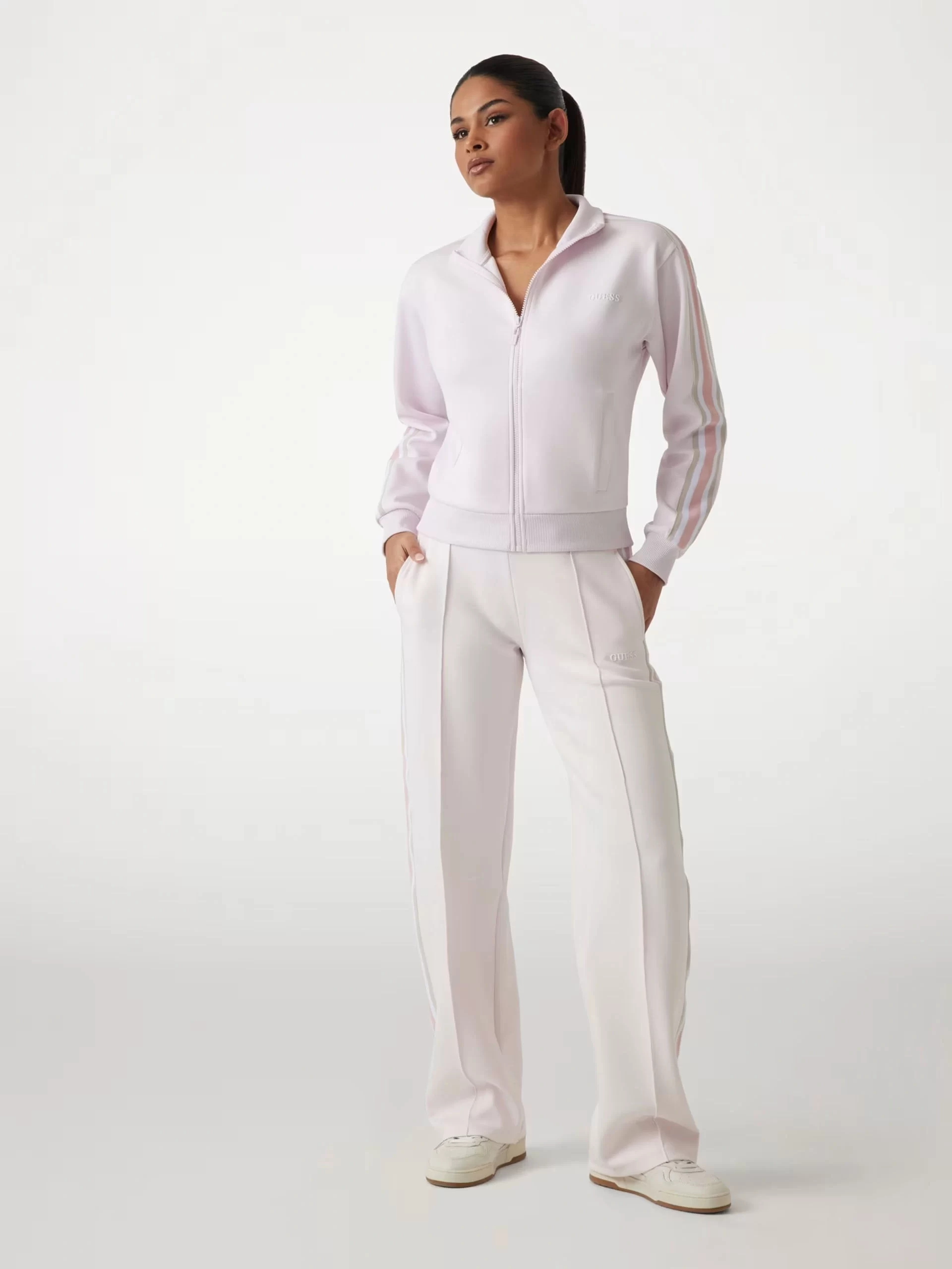 Guess Yarrow Straıght Long Pant Kadın Pembe Eşofman Altı V5GB12KCRU2-G644