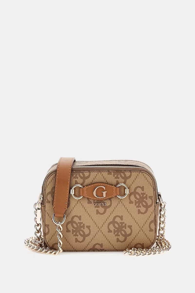 Guess Izzy Camera Bag Kadın Kahverengi Çapraz Çanta HWOS8654140-LTL