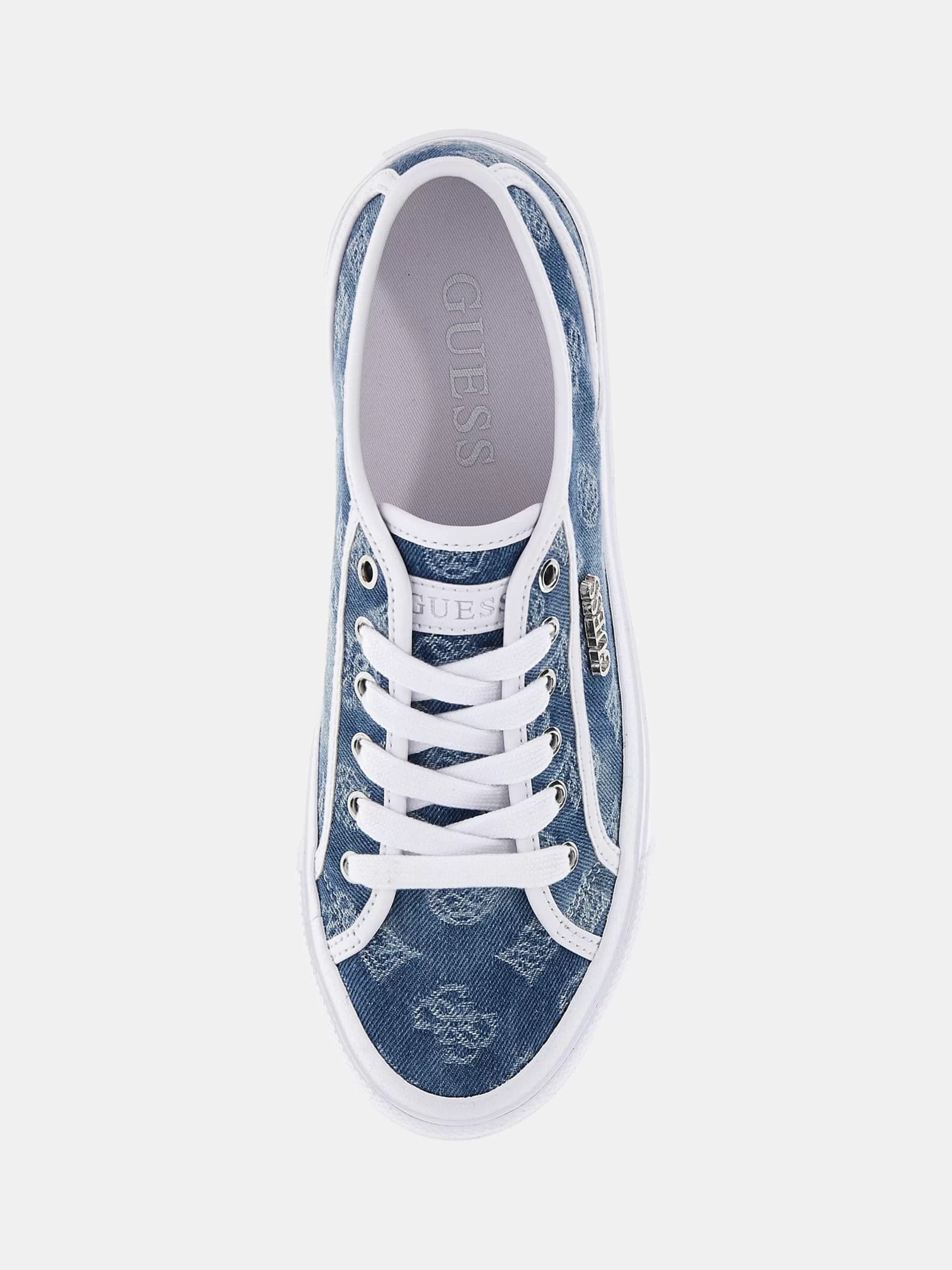 Guess Kadın Jelexa Mavi 4G ve Peony Logolu Sneaker