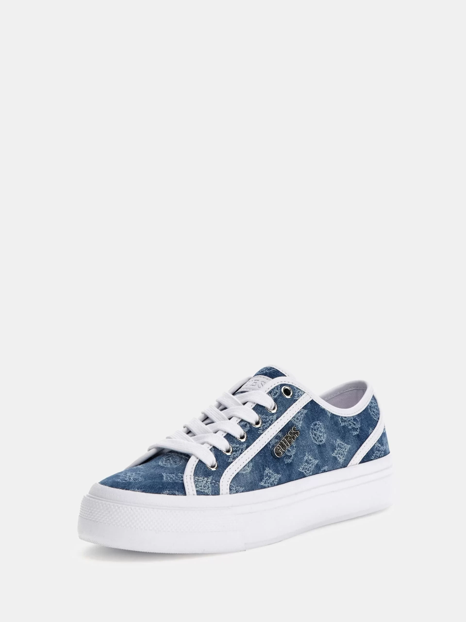 Guess Kadın Jelexa Mavi 4G ve Peony Logolu Sneaker