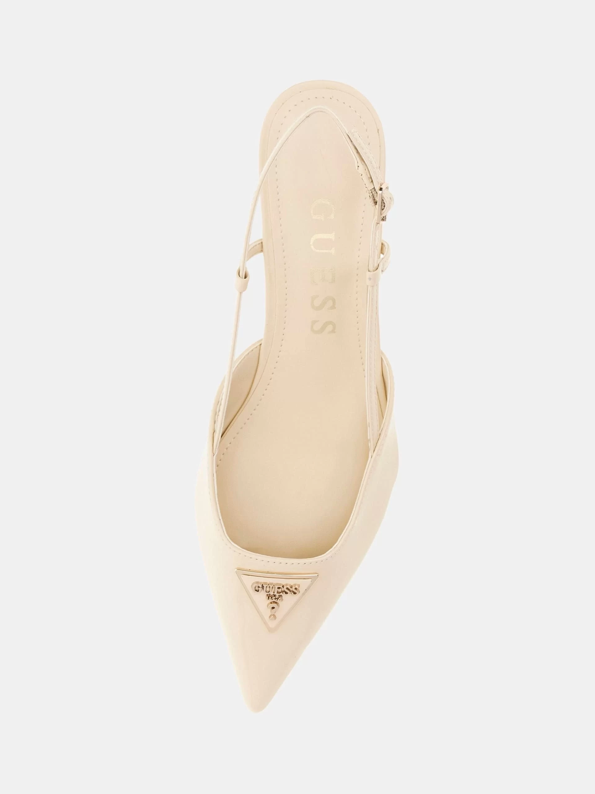 Guess Jesson2 Kadın Krem Topuklu Ayakkabı FLJSS2PAF05-CREAM