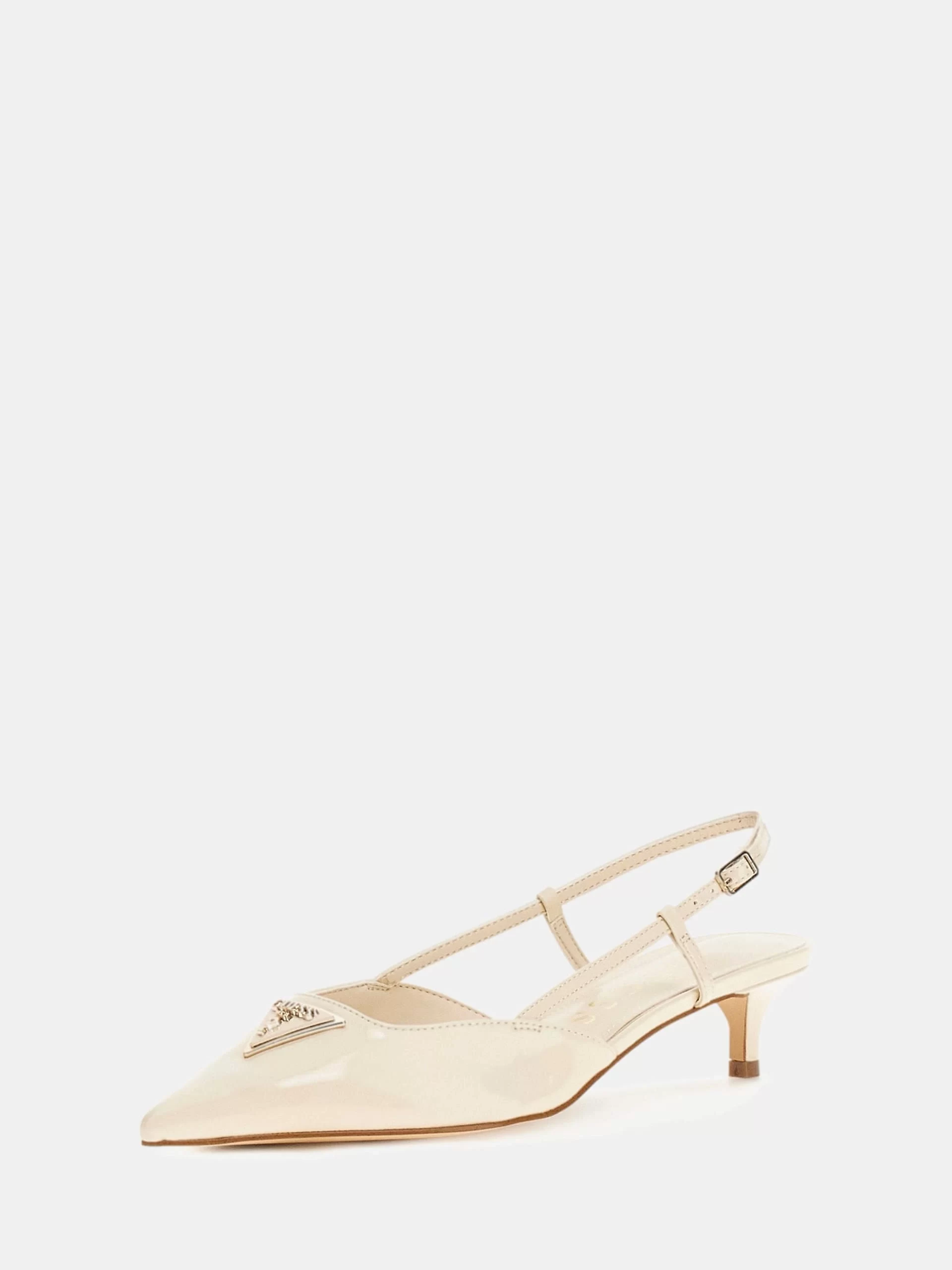 Guess Jesson2 Kadın Krem Topuklu Ayakkabı FLJSS2PAF05-CREAM