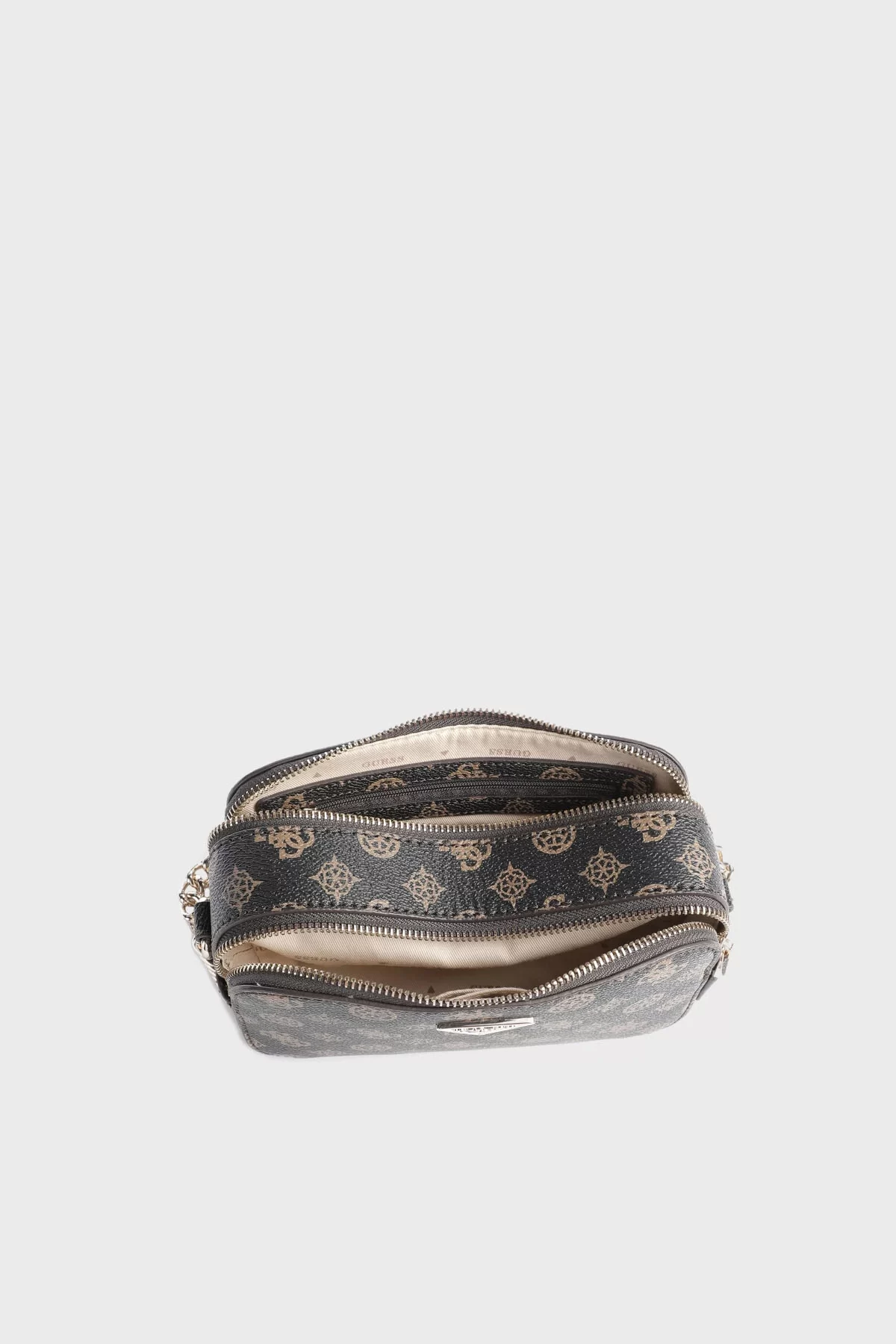 Guess Noelle Crossbody Camera Kadın Kahverengi Çapraz Çanta HWPZ7879140-MLO