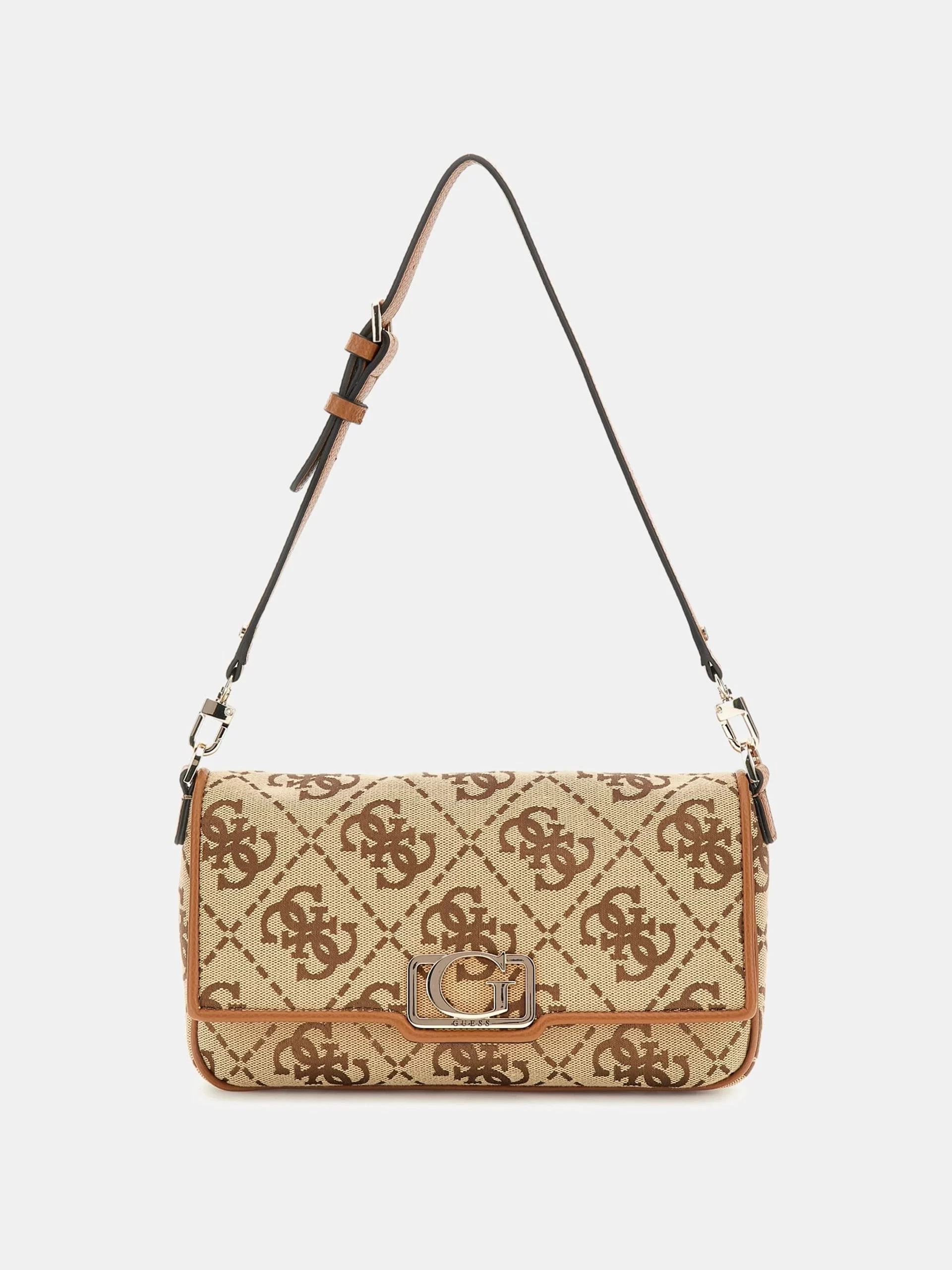 Guess Cırce Flap Shoulder Bag Kadın Kahverengi Omuz Çantası HWJO9642190-LTL