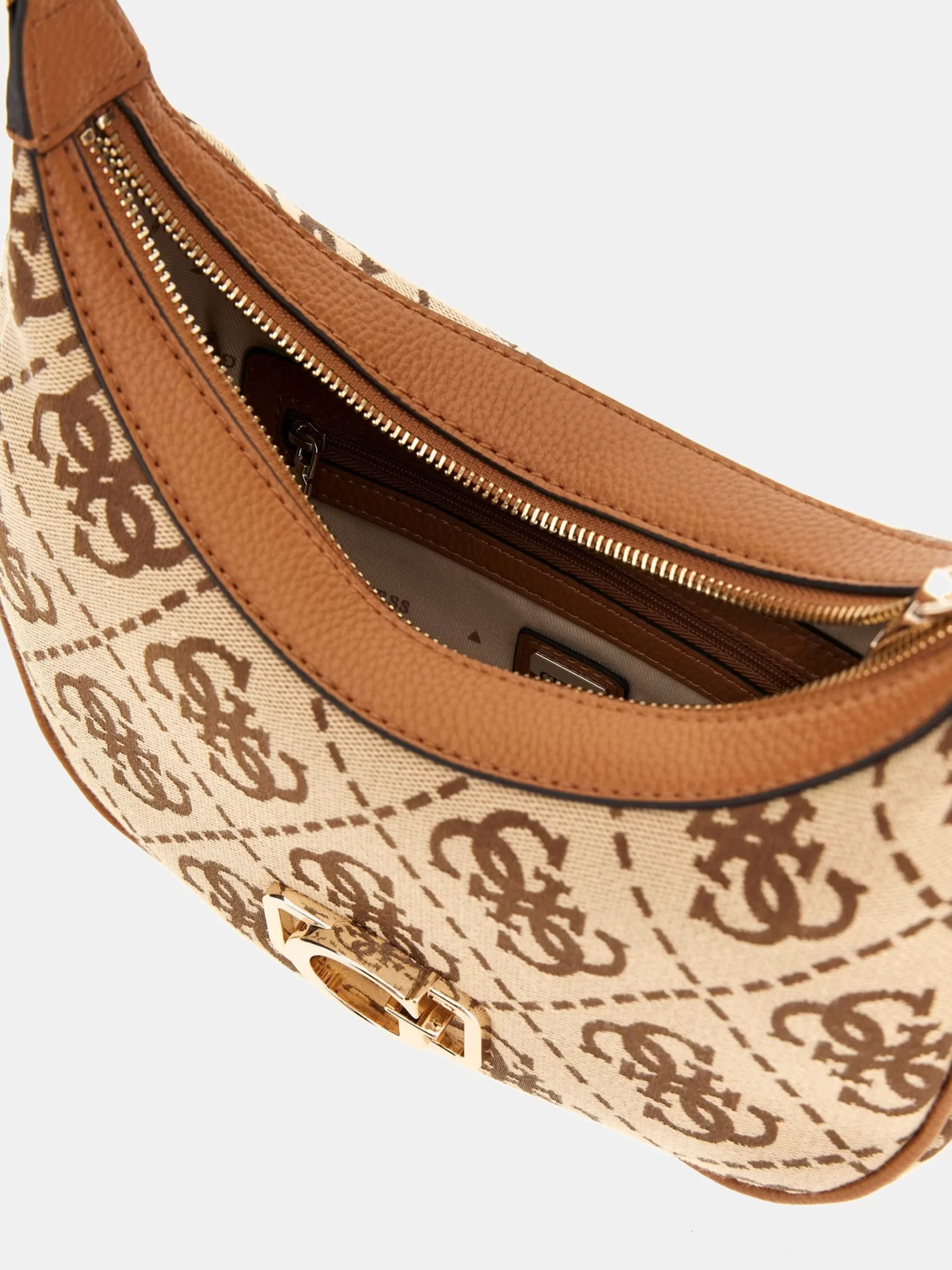 Guess Cırce Hobo Shoulder Bag Kadın Kahverengi Omuz Çantası HWJO9642010-LTL