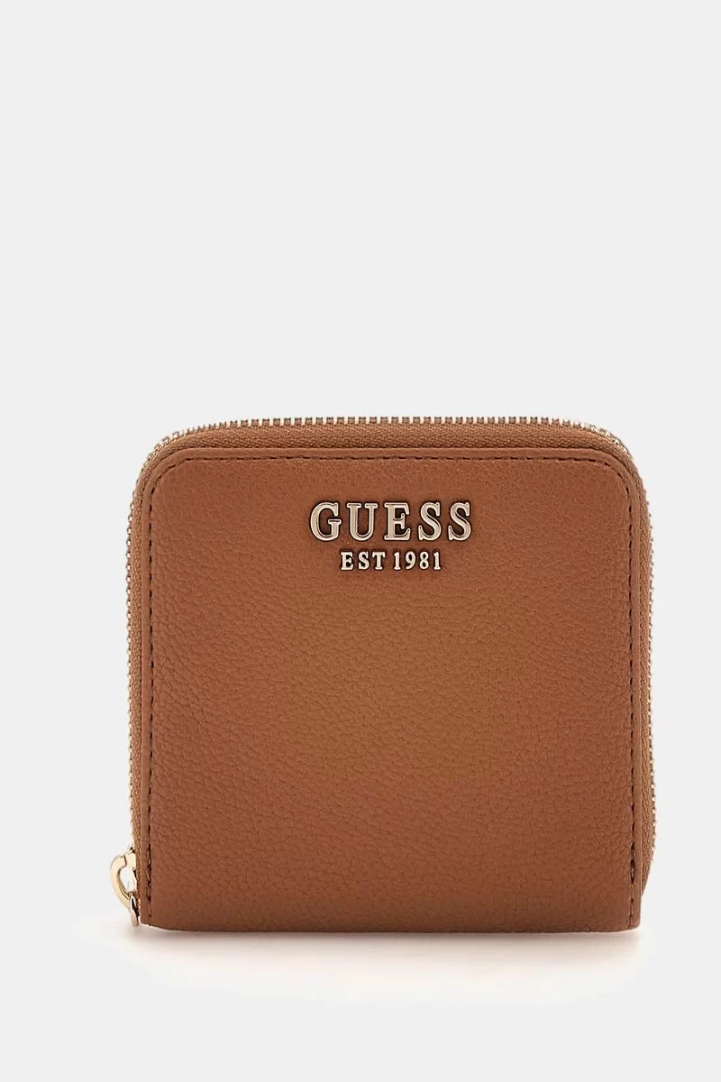 Guess Laurel Slg Small Zıp Around Kadın Kahverengi Cüzdan SWBG8500137-COG