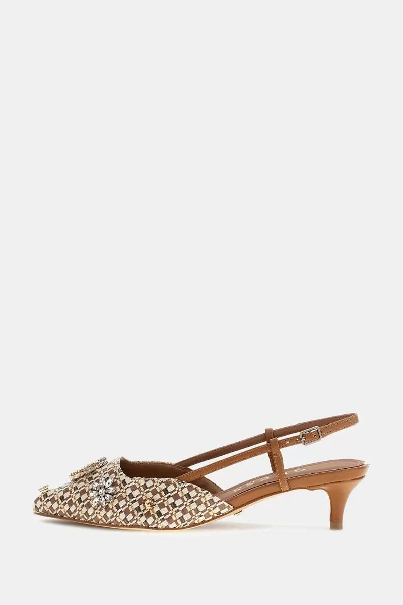 Guess Jesseny Kadın Kahverengi Topuklu Ayakkabı FLPJSNFAB03-BROWN