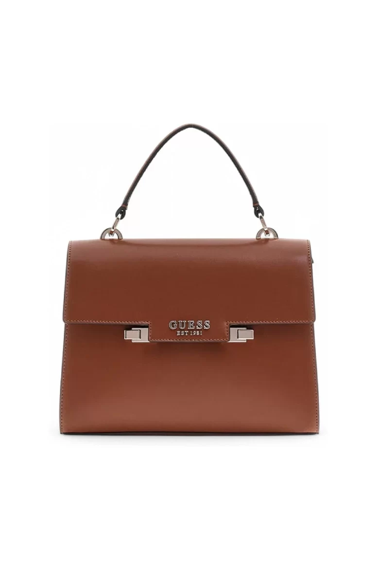 Guess Kadın Kahverengi Karamel Eco Aldith El Saplı Flap Çant