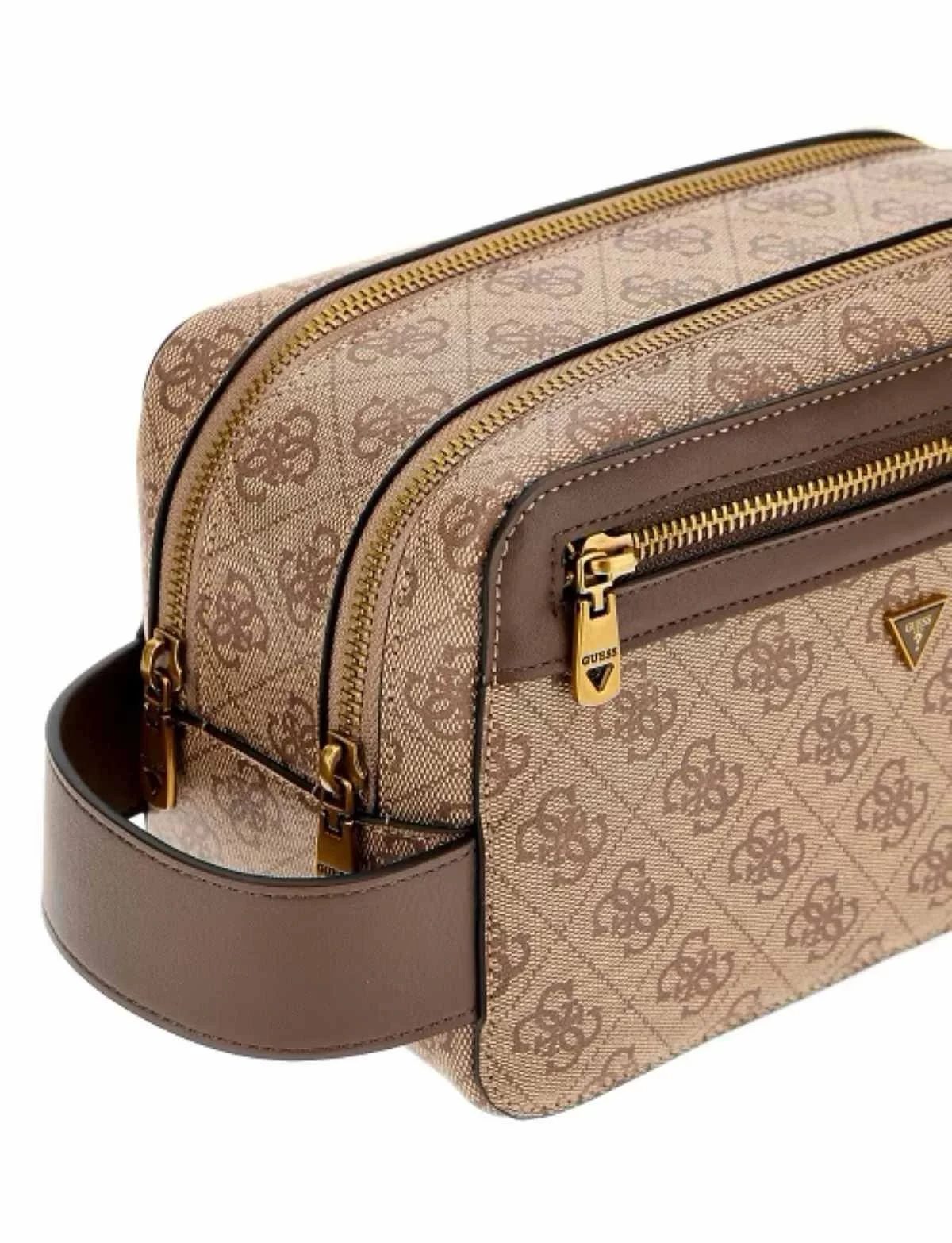 Guess Losanna Beauty Case Double Com Erkek Bej/Kahverengi El Çantası PMLOLOP5239-BBO