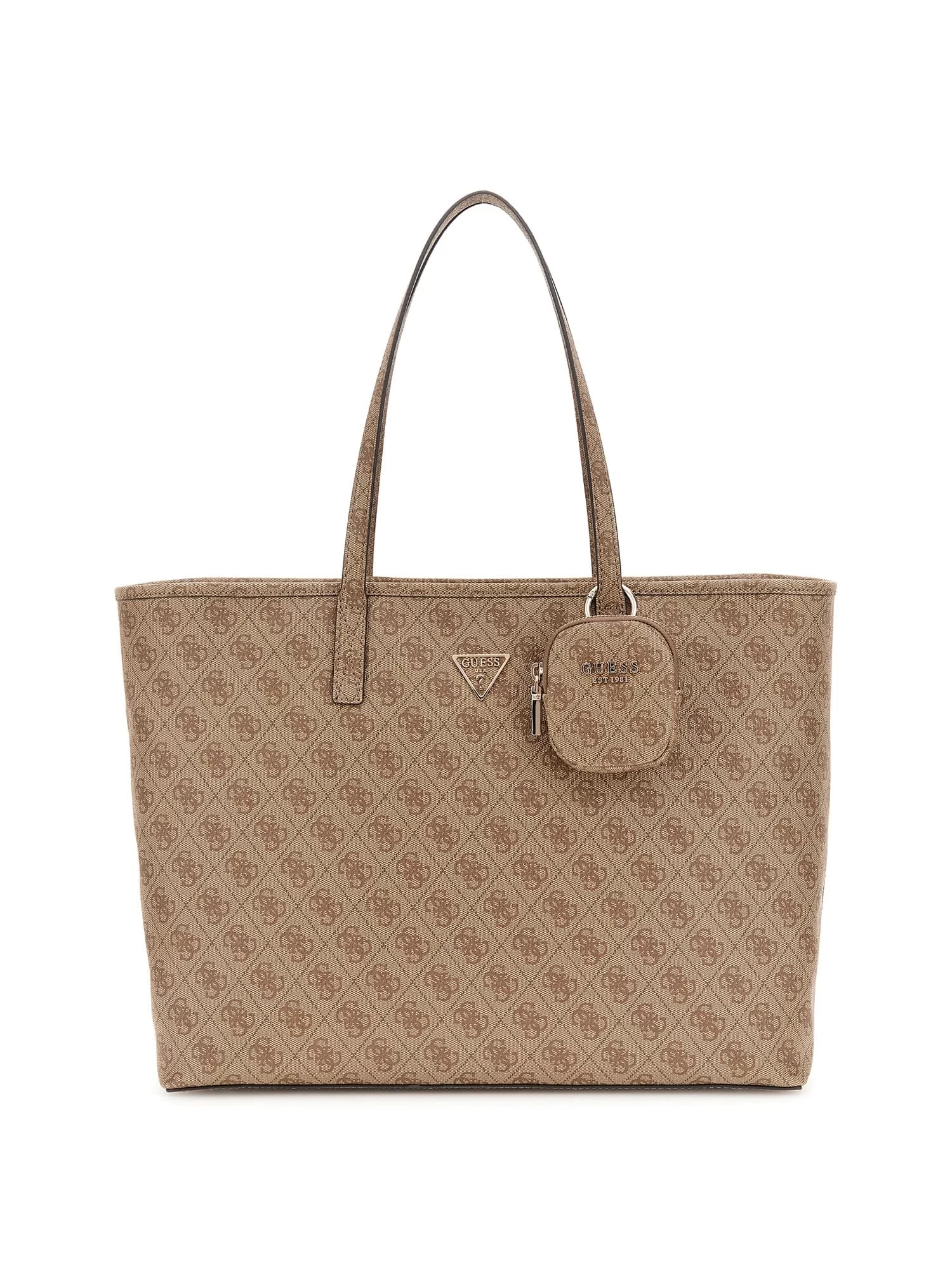 Guess Kadın Kahverengi Power Play Büyük Teknolojik Tote Çant