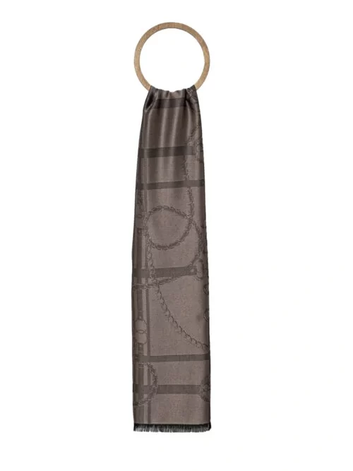 Guess Scarf Jacquard Chaıns 80X180 Kadın Kahverengi Şal AW5264VIS03-ROS