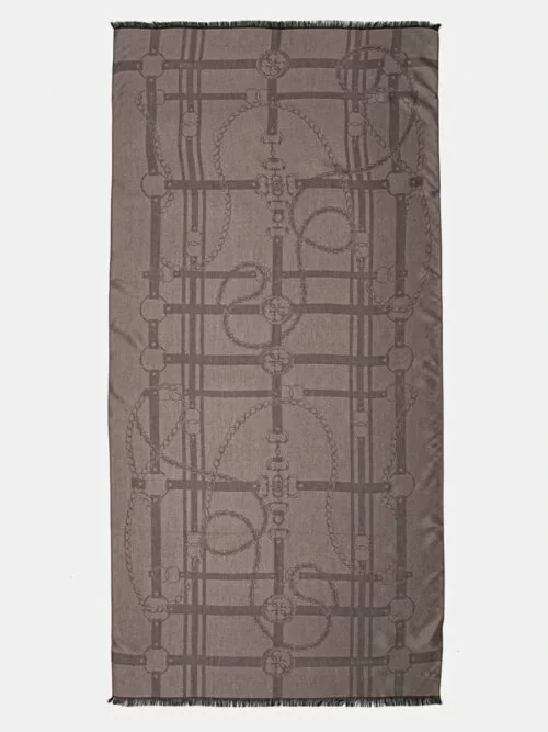 Guess Scarf Jacquard Chaıns 80X180 Kadın Kahverengi Şal AW5264VIS03-ROS