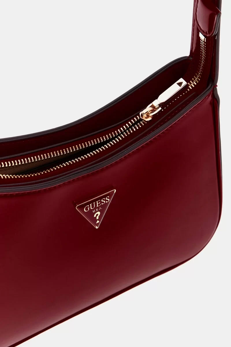 Guess Arnela Top Zıp Shoulder Bag Kadın Kırmızı Omuz Çantası HWNG9496170-RED