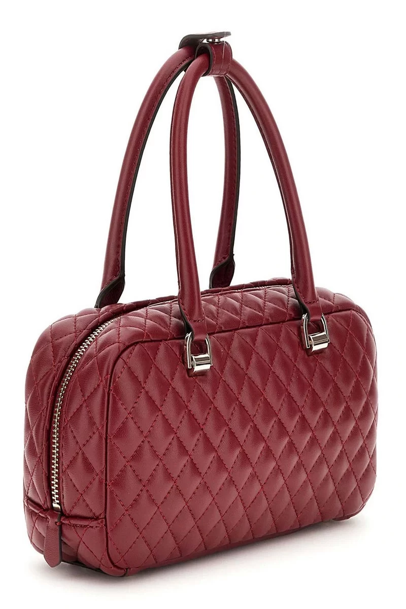 Guess Eco Rıanee Satchel Kadın Kahverengi El Çantası HWEQG954105-CLA