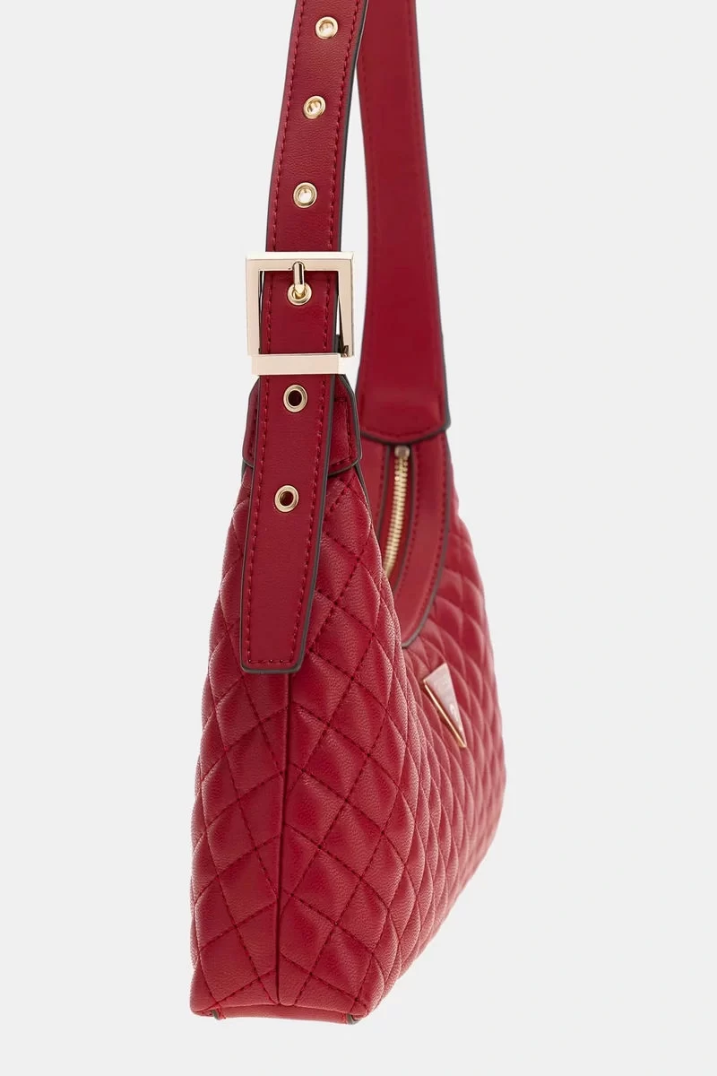 Guess Eco Rıanee Shoulder Bag Kadın Kırmızı Omuz Çantası HWEQG954117-CLA