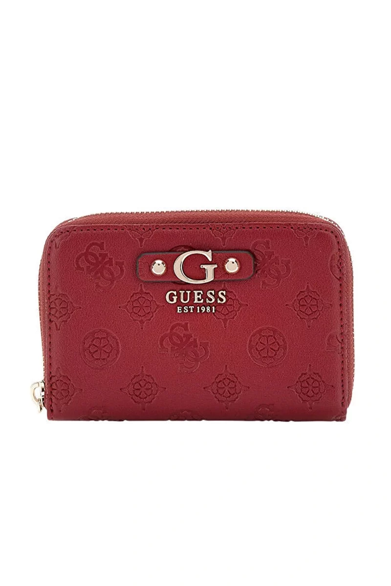 Guess Gerty Slg Medıum Zıp Around Kadın Kırmızı Cüzdan SWPD9529140-CLA