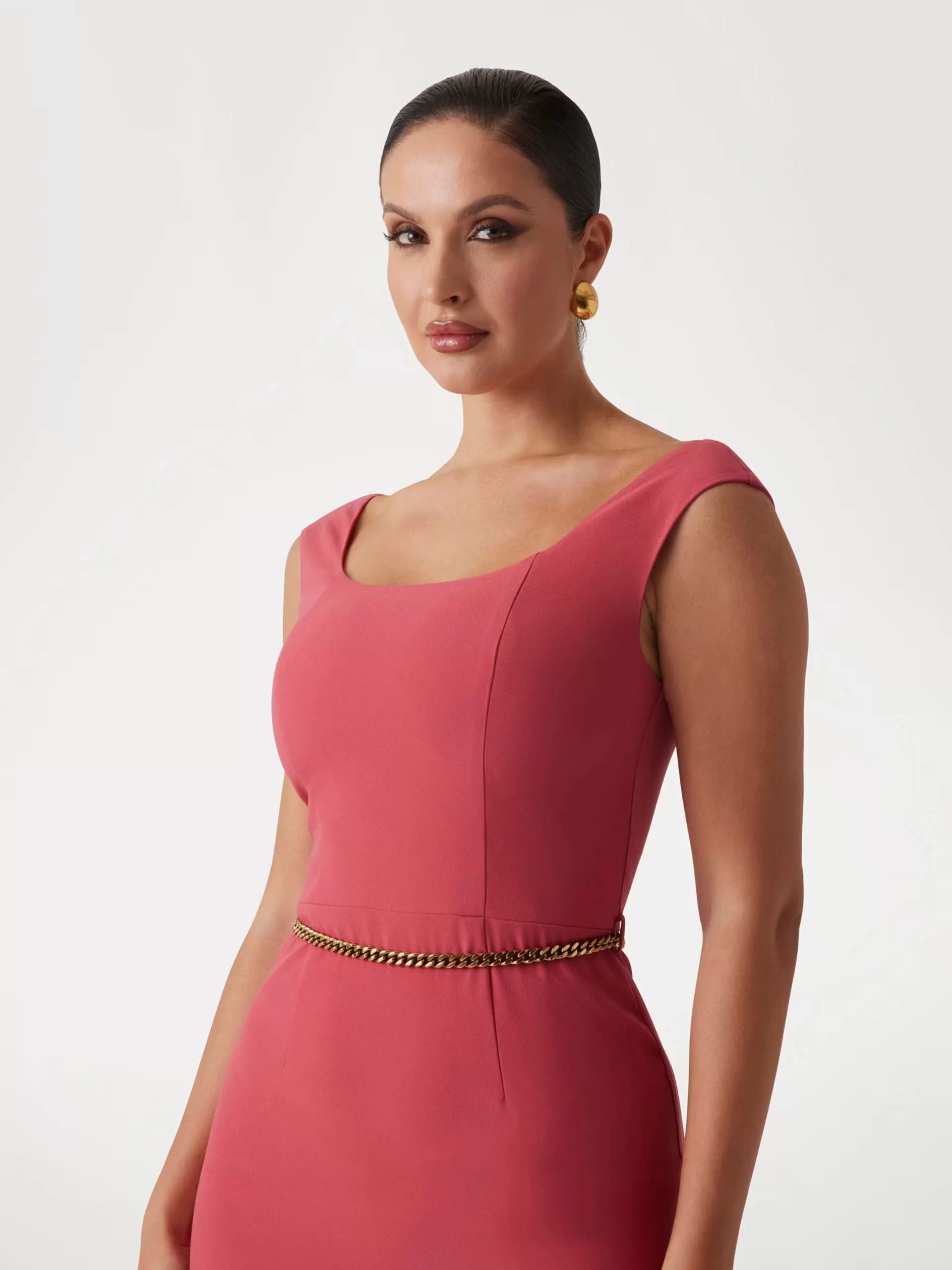 Guess Vıttorıa Bodycon Dress Kadın Pembe Elbise 5GGK127300A-G66O