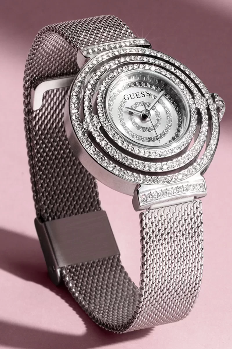 Guess Kadin Metalik Gri Kol Saati GUGW0550L1