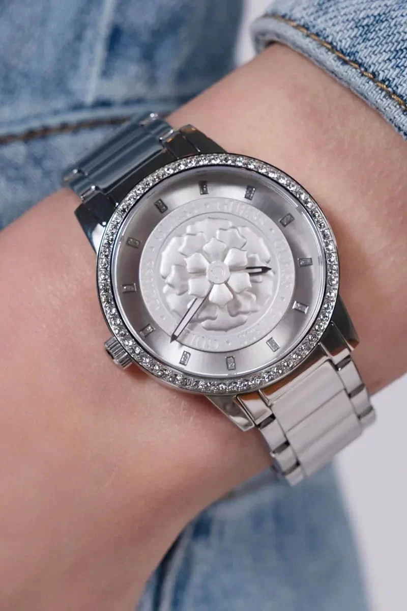Guess Kadin Metalik Gri Kol Saati GUGW0747L1
