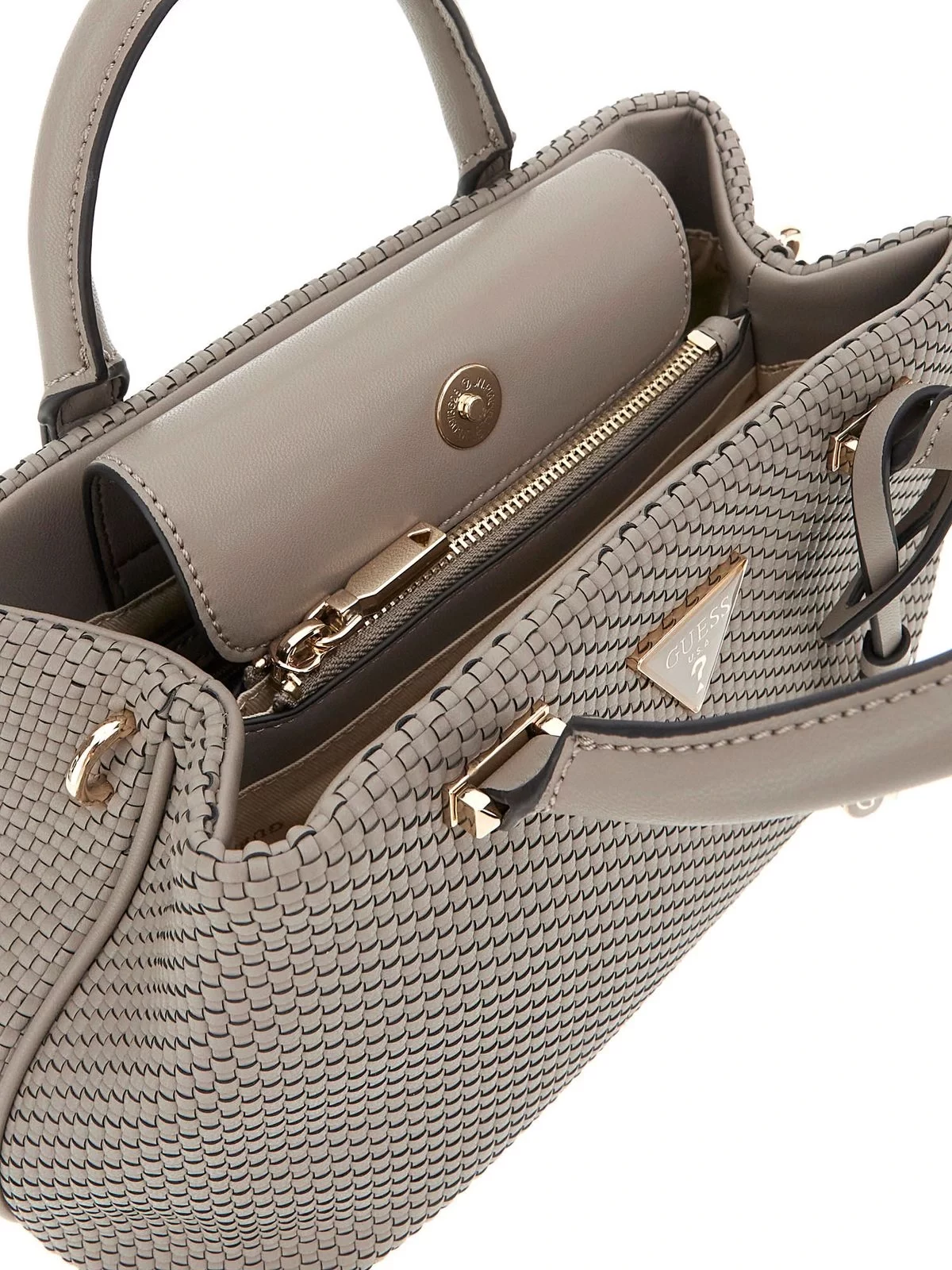 Guess Kadın Kahverengi Phaedra Küçük Satchel Çanta