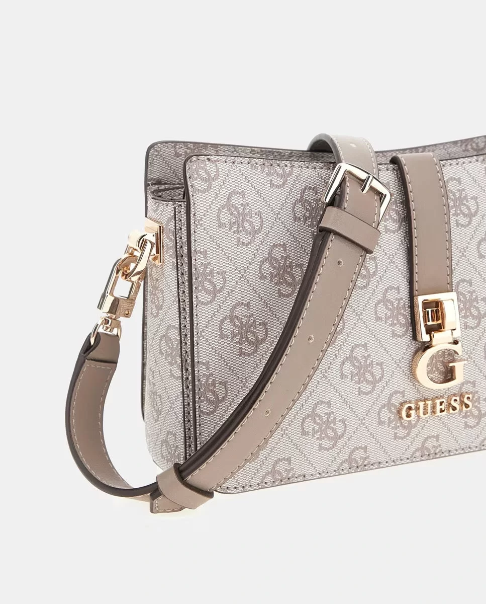 Guess Kadın Ekru Zamira Üstten Fermuarlı Omuz Çan