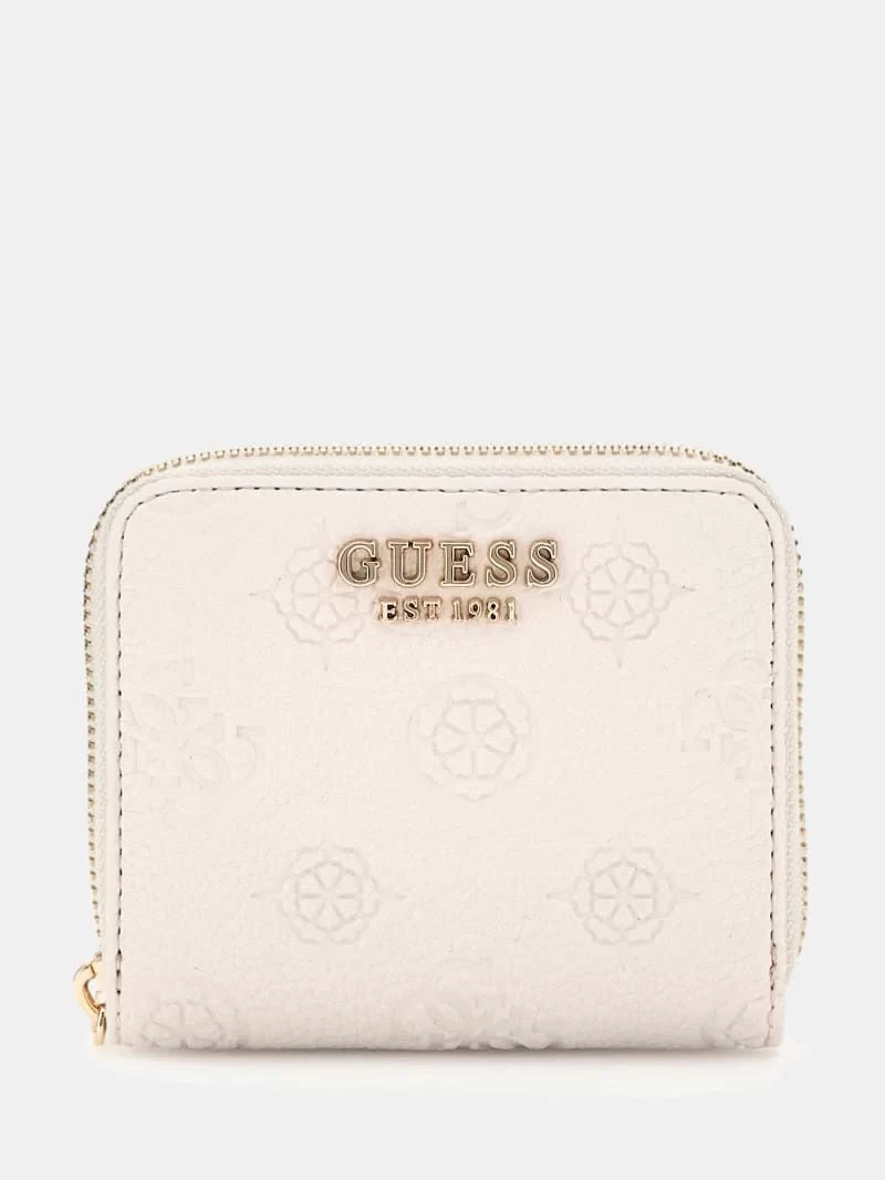 Guess Cresıdıa Slg Small Zıp Around Kadın Beyaz Cüzdan SWPG9349137-OFF