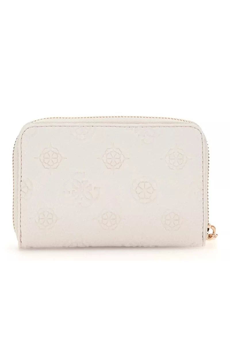 Guess Cresıdıa Slg Medıum Zıp Around Kadın Beyaz Cüzdan SWPG9349140-OFF