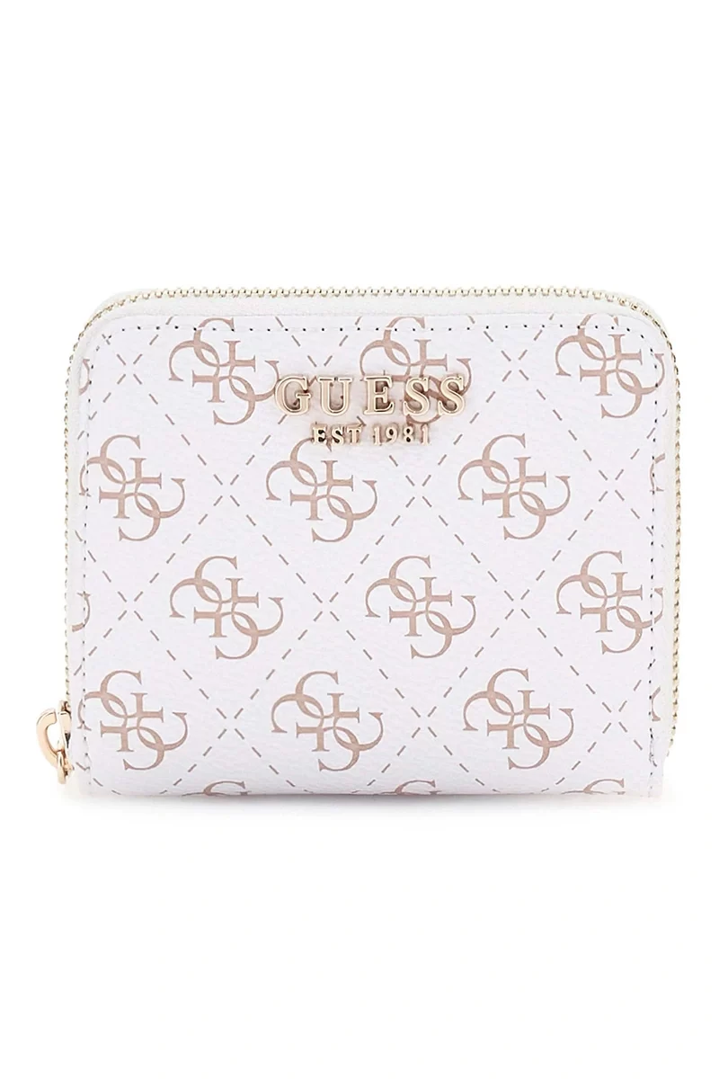 Guess Eco Erıca Slg Sml Zıp Around Kadın Krem Cüzdan SWQG9510137-CRG