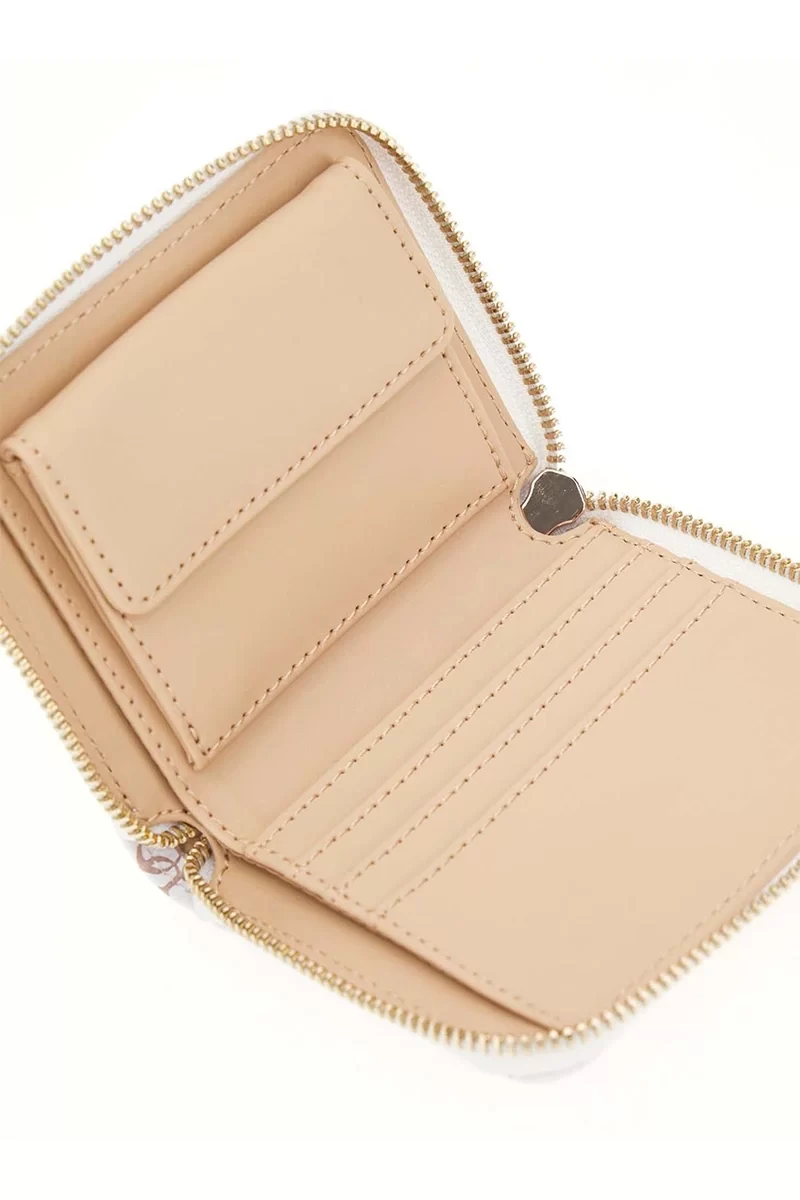 Guess Eco Erıca Slg Sml Zıp Around Kadın Krem Cüzdan SWQG9510137-CRG