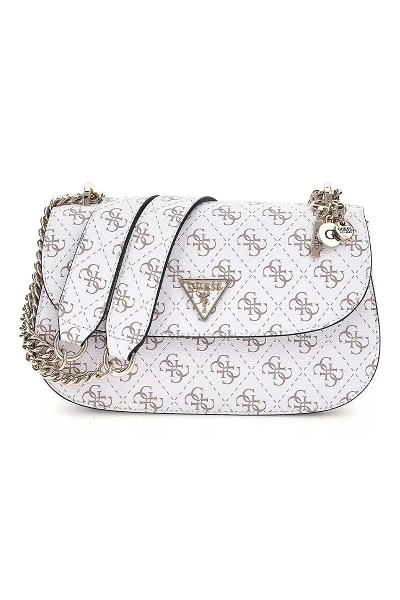 Guess Eco Erıca Cnvrtble Xbody Flap Kadın Krem Çapraz Çanta HWEQG951021-CRG