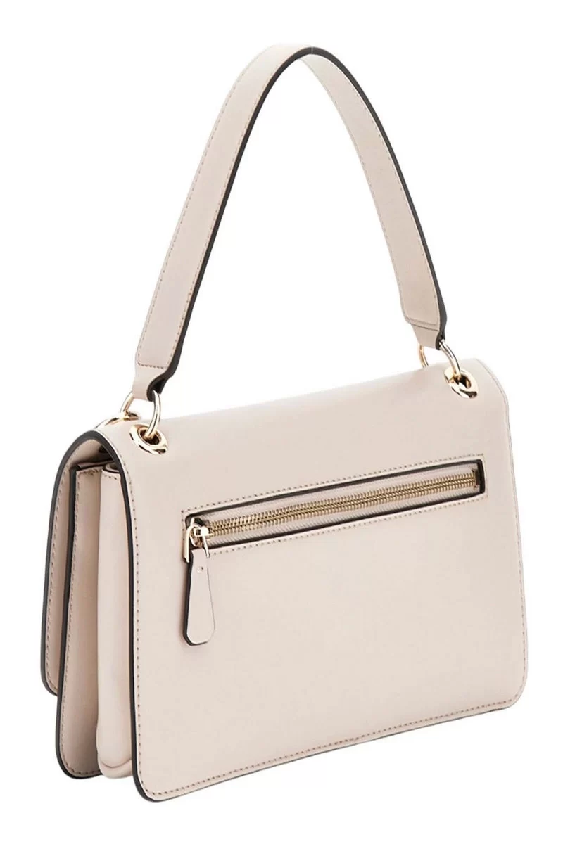 Guess Eco Evaıne Top Handle Flap Kadın Krem El Çantası HWEVG953520-STO