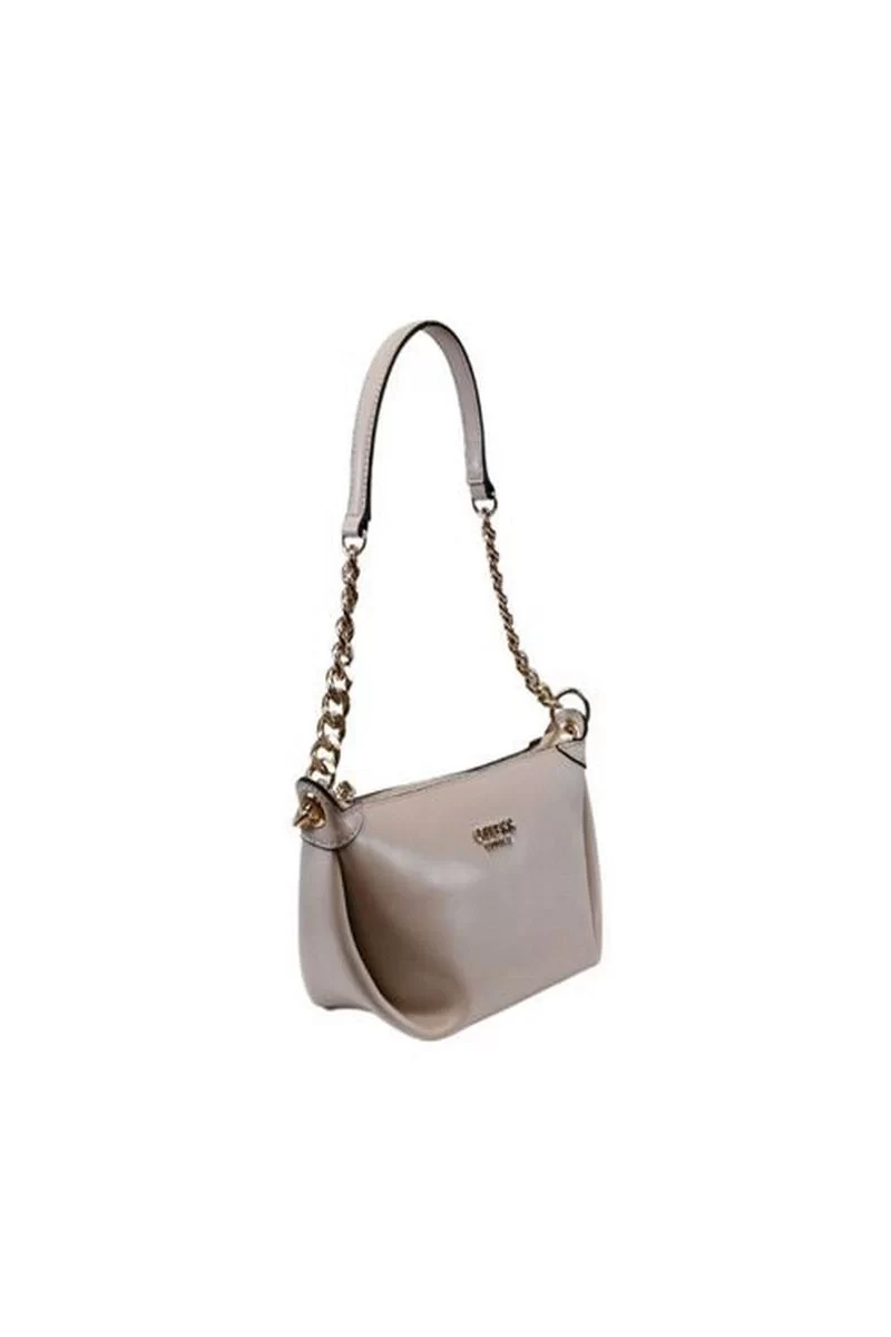 Guess Eco Evaıne Top Zıp Shldr Bag Kadın Krem Omuz Çantası HWEVG953517-STO