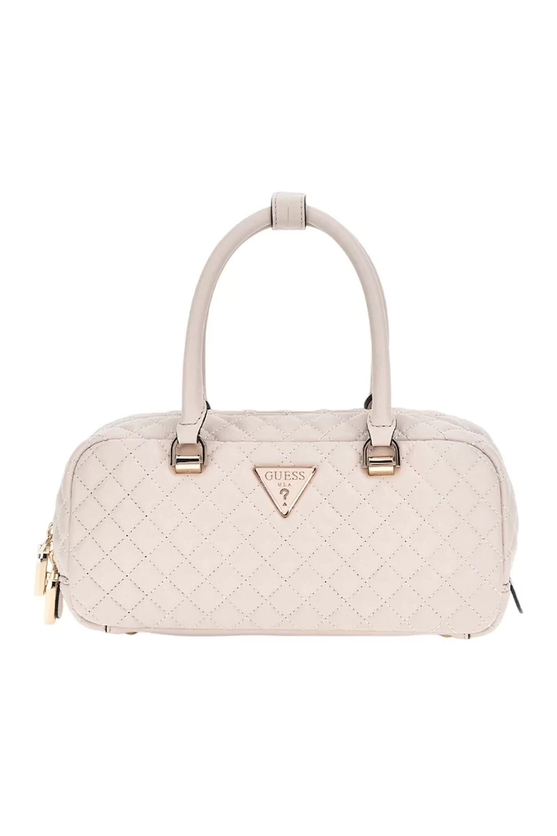 Guess Eco Rıanee Satchel Kadın Krem El Çantası HWEQG954105-STO