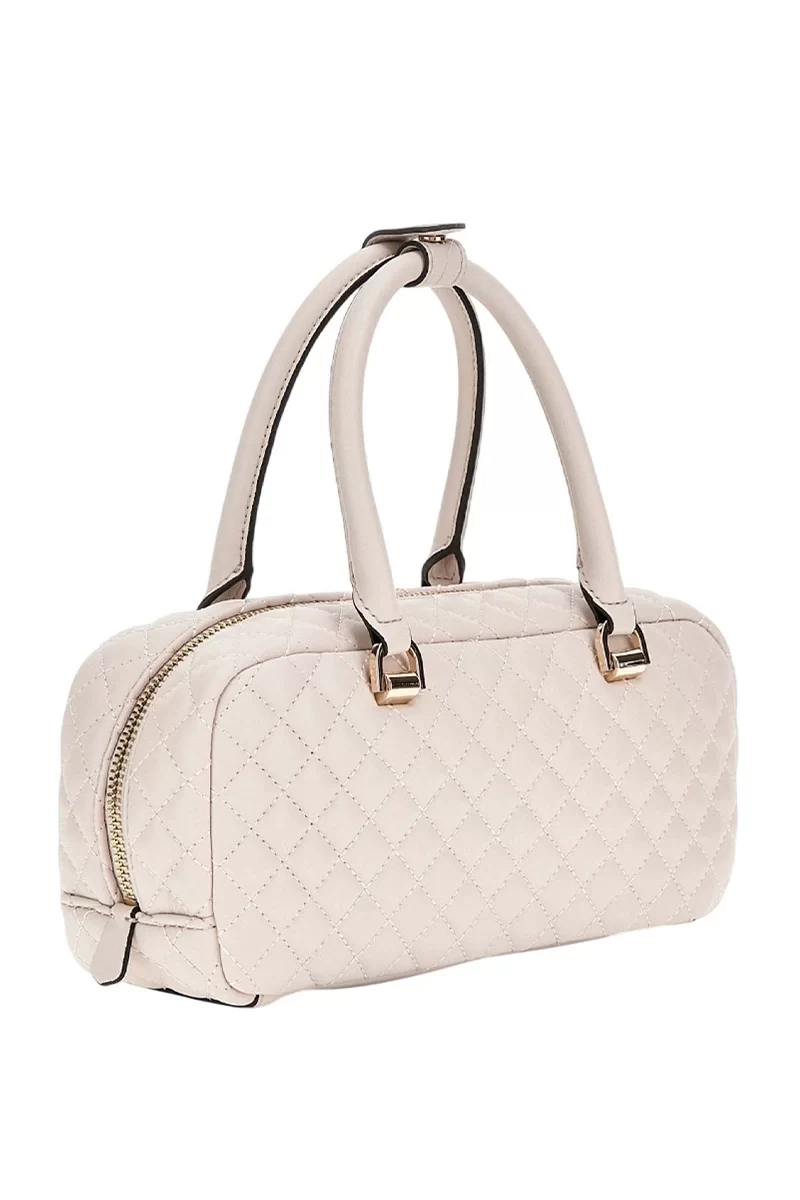 Guess Eco Rıanee Satchel Kadın Krem El Çantası HWEQG954105-STO