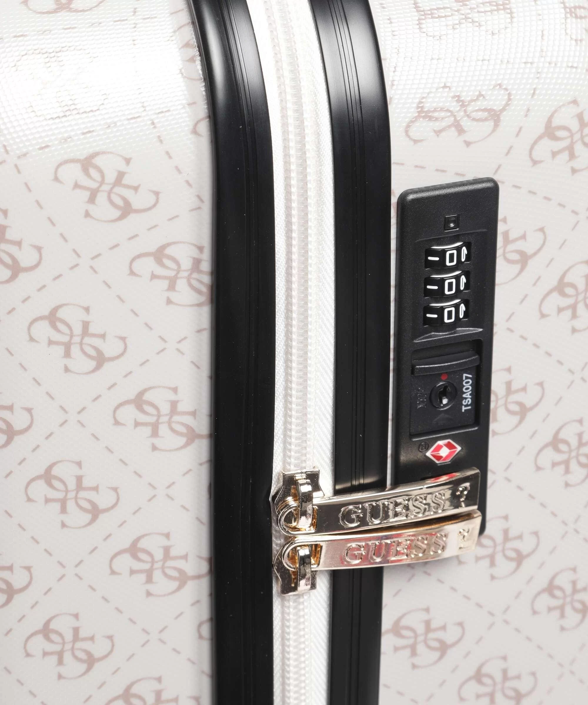 Guess Jesco 18 In 8-Wheeler Kadın Krem Valiz TWHB8389983-DOV