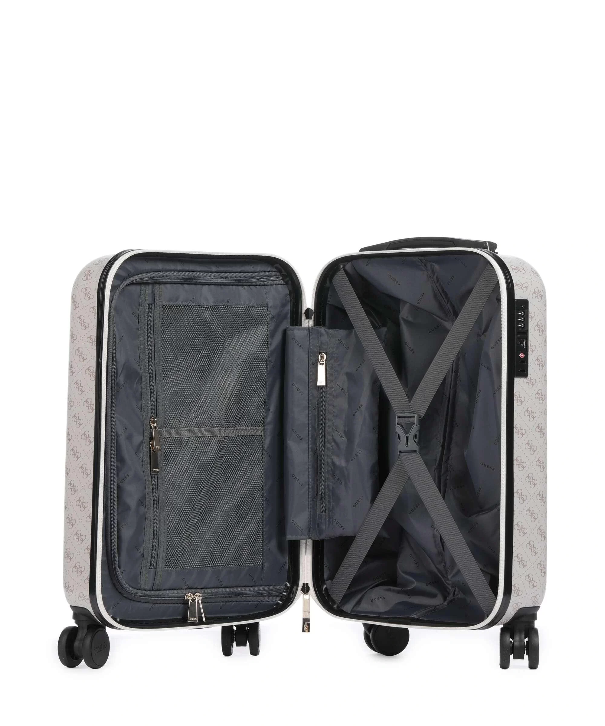 Guess Jesco 18 In 8-Wheeler Kadın Krem Valiz TWHB8389983-DOV