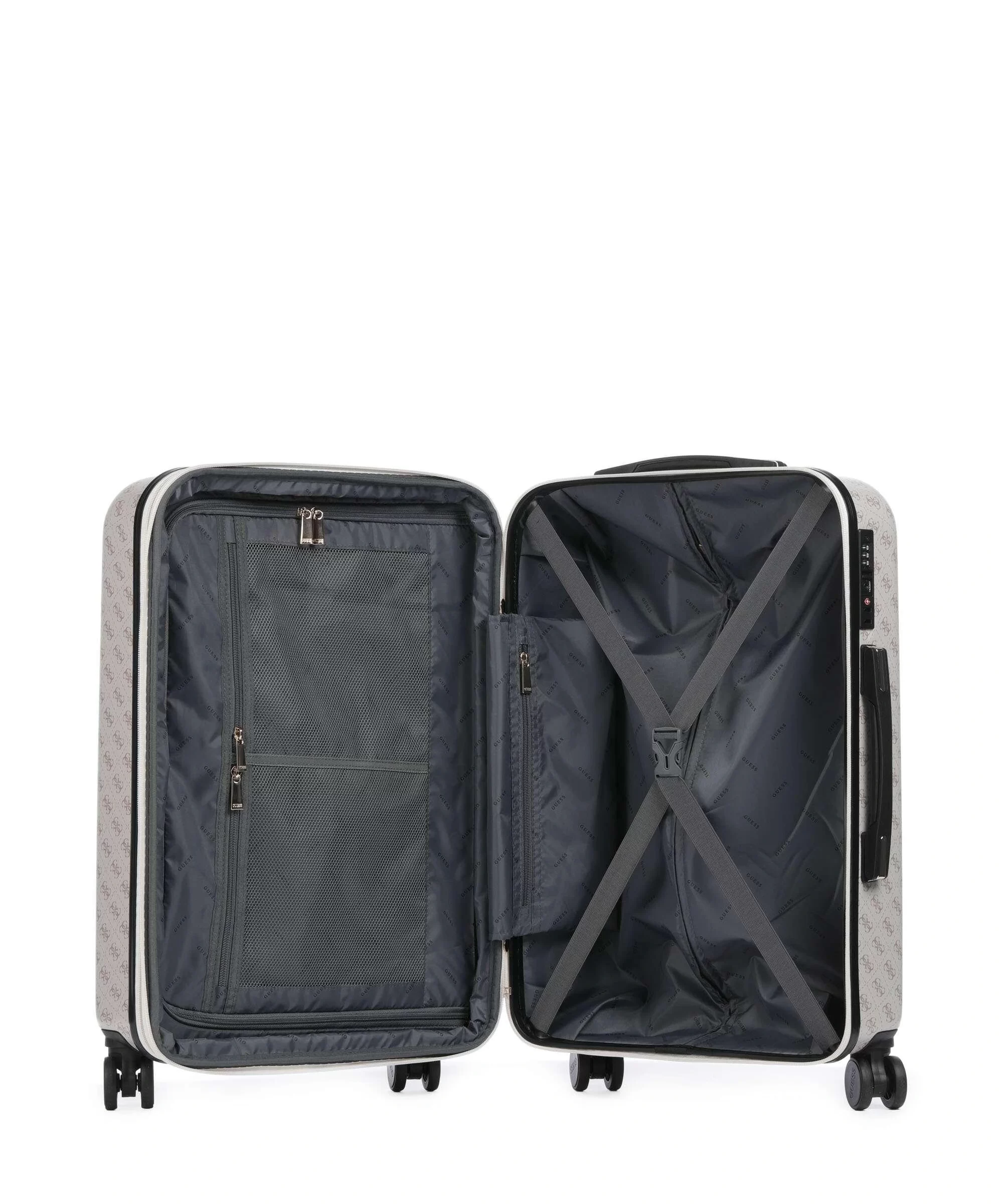 Guess Jesco 22 In 8-Wheeler Kadın Krem Valiz TWHB8389982-DOV