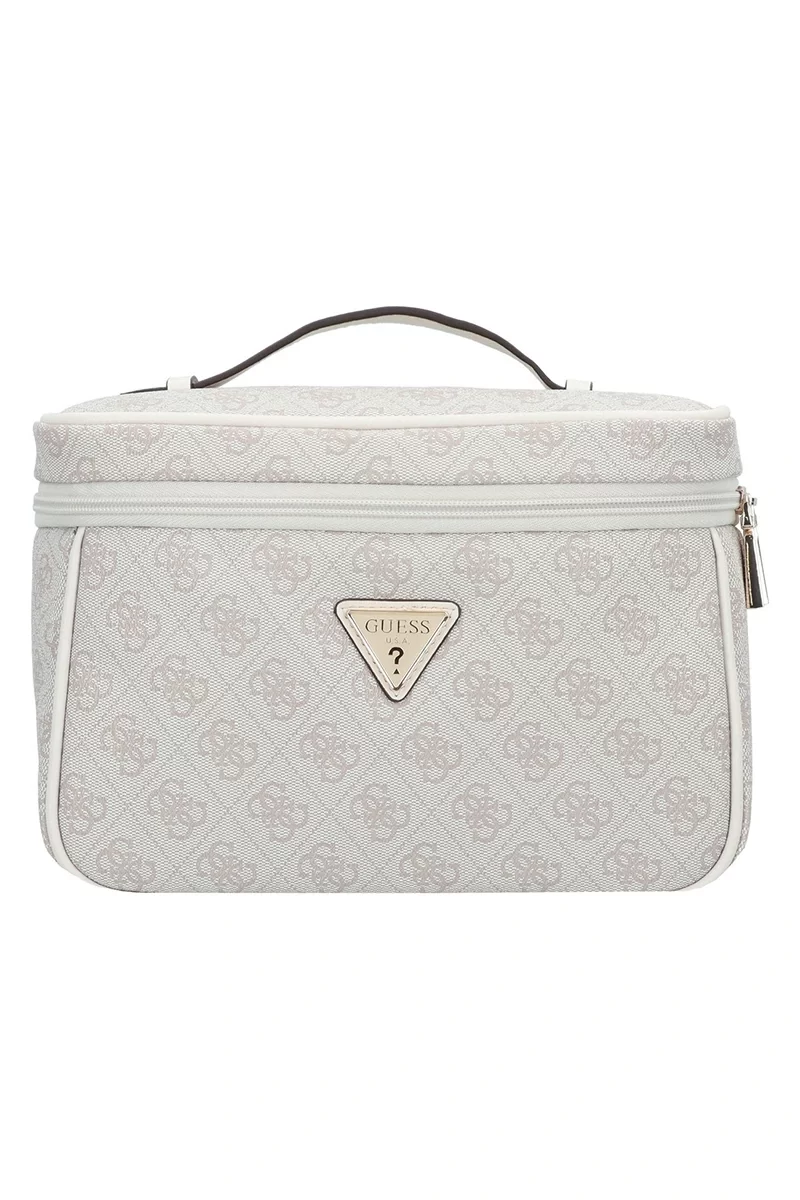 Guess Jesco Toıletry Traın Case Kadın Krem Makyaj Çantası TWLB8389039-DOV