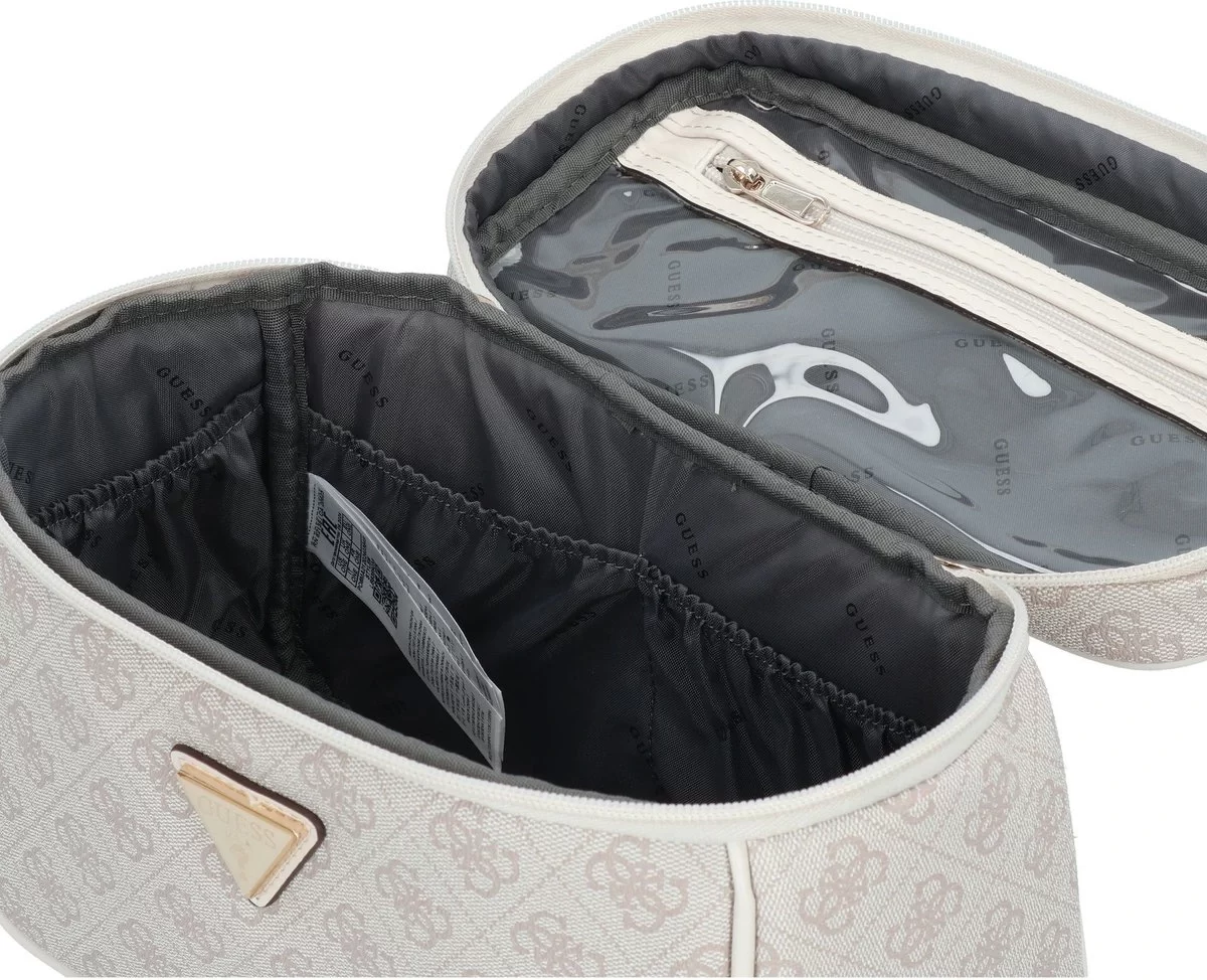 Guess Jesco Toıletry Traın Case Kadın Krem Makyaj Çantası TWLB8389039-DOV